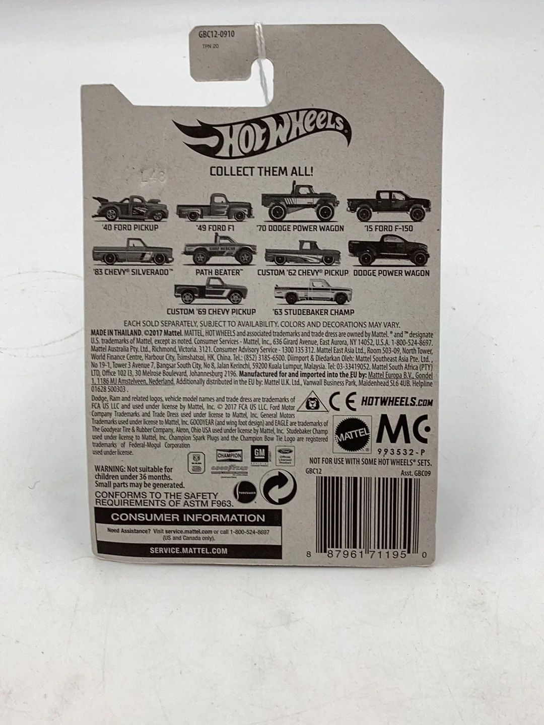 Hot Wheels American Truck Series 40 Ford Pickup 10/10 LL7 - Image 6