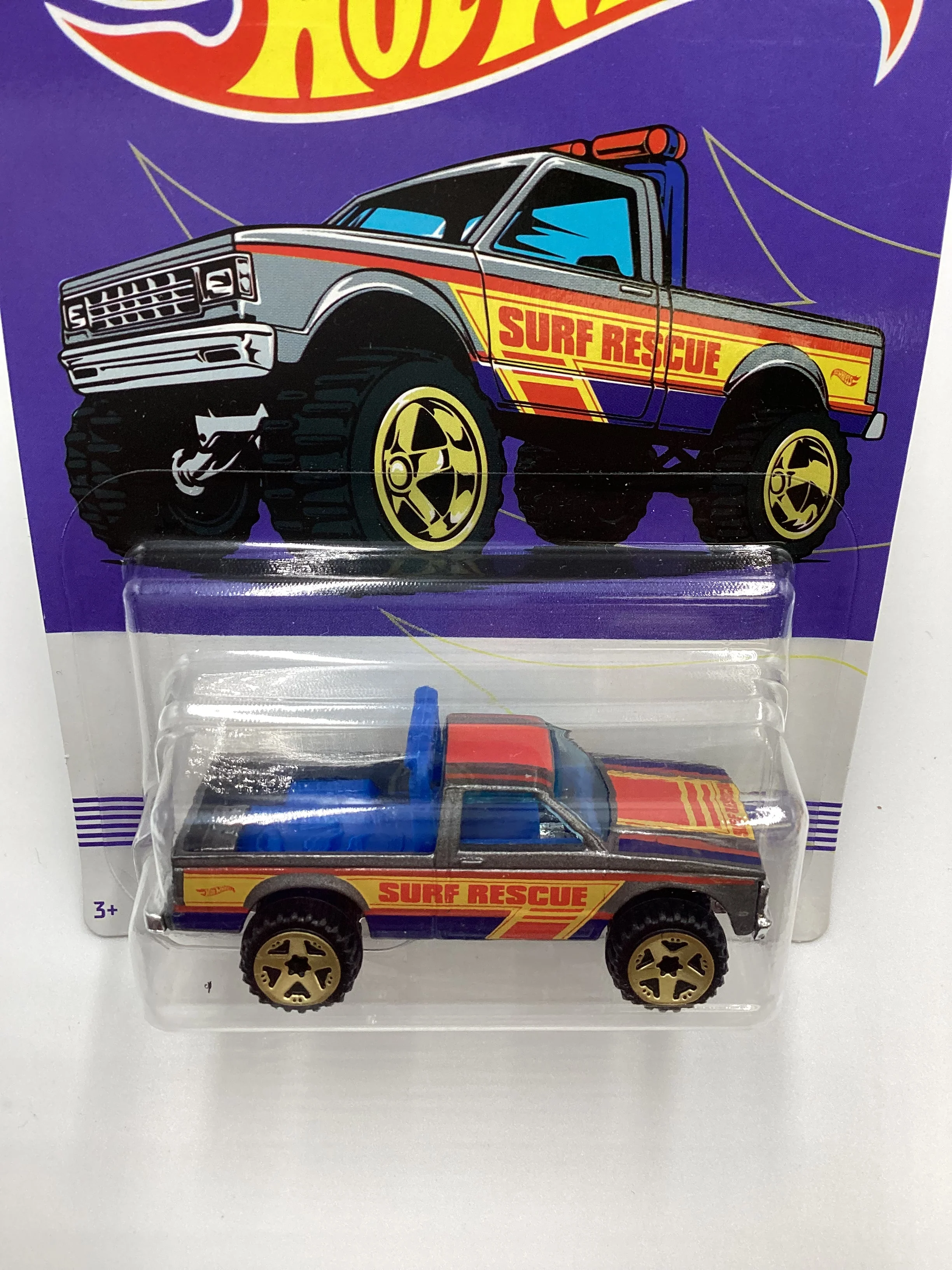 Hot Wheels American Truck Series Path Beater Silver #6 Walmart Exclusive 154A - Image 6