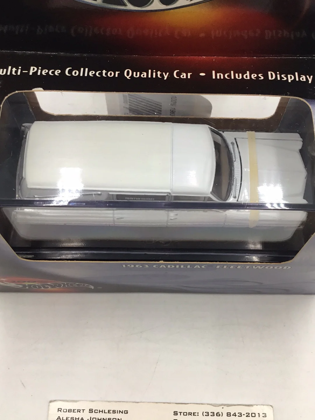 Hot Wheels Black Box 100% 1963 Cadillac Fleetwood Hearse - Image 3