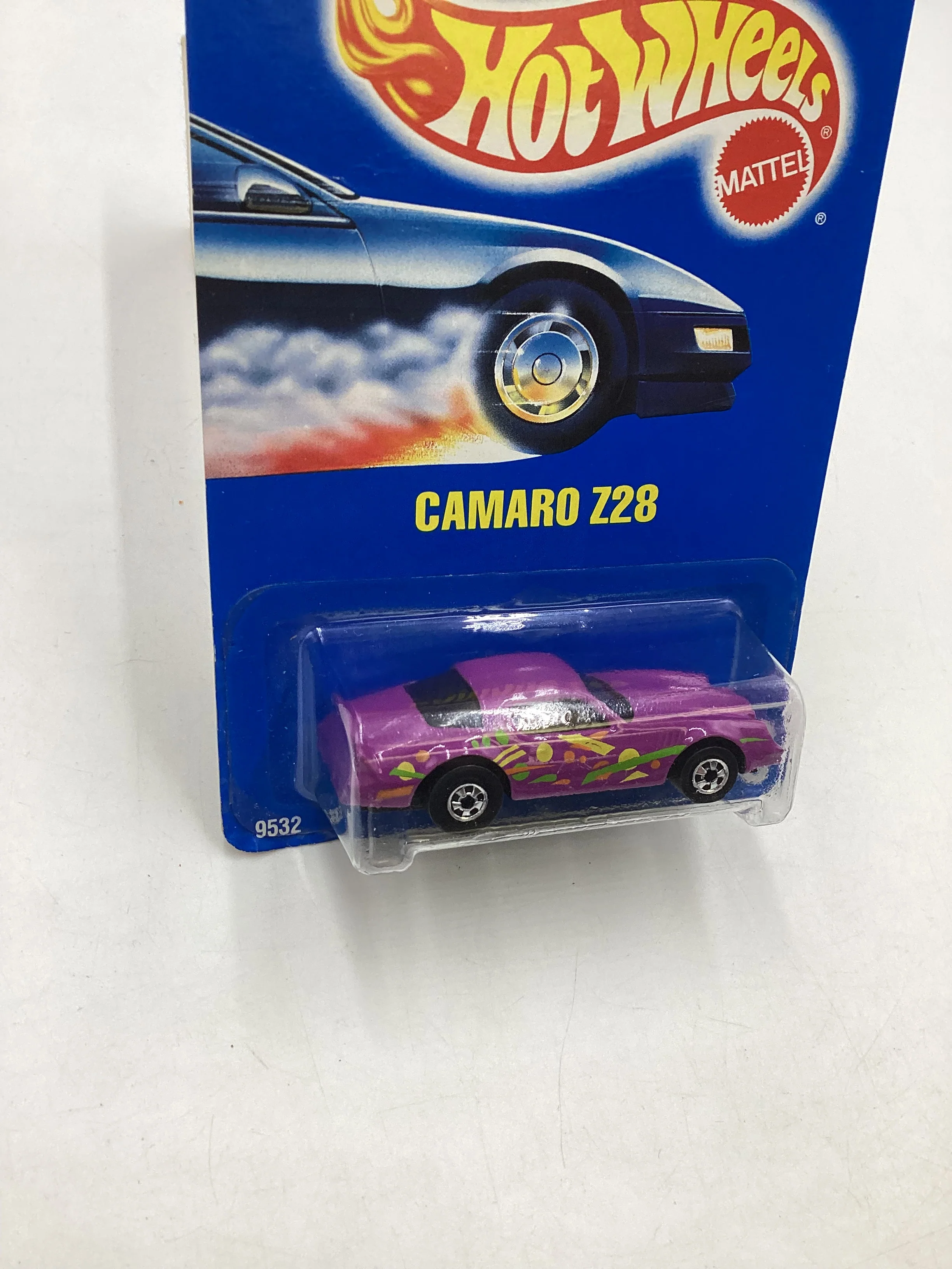 Hot Wheels Blue Card Collector No. 033 Speed Points Purple Camaro Z28 240A - Image 5