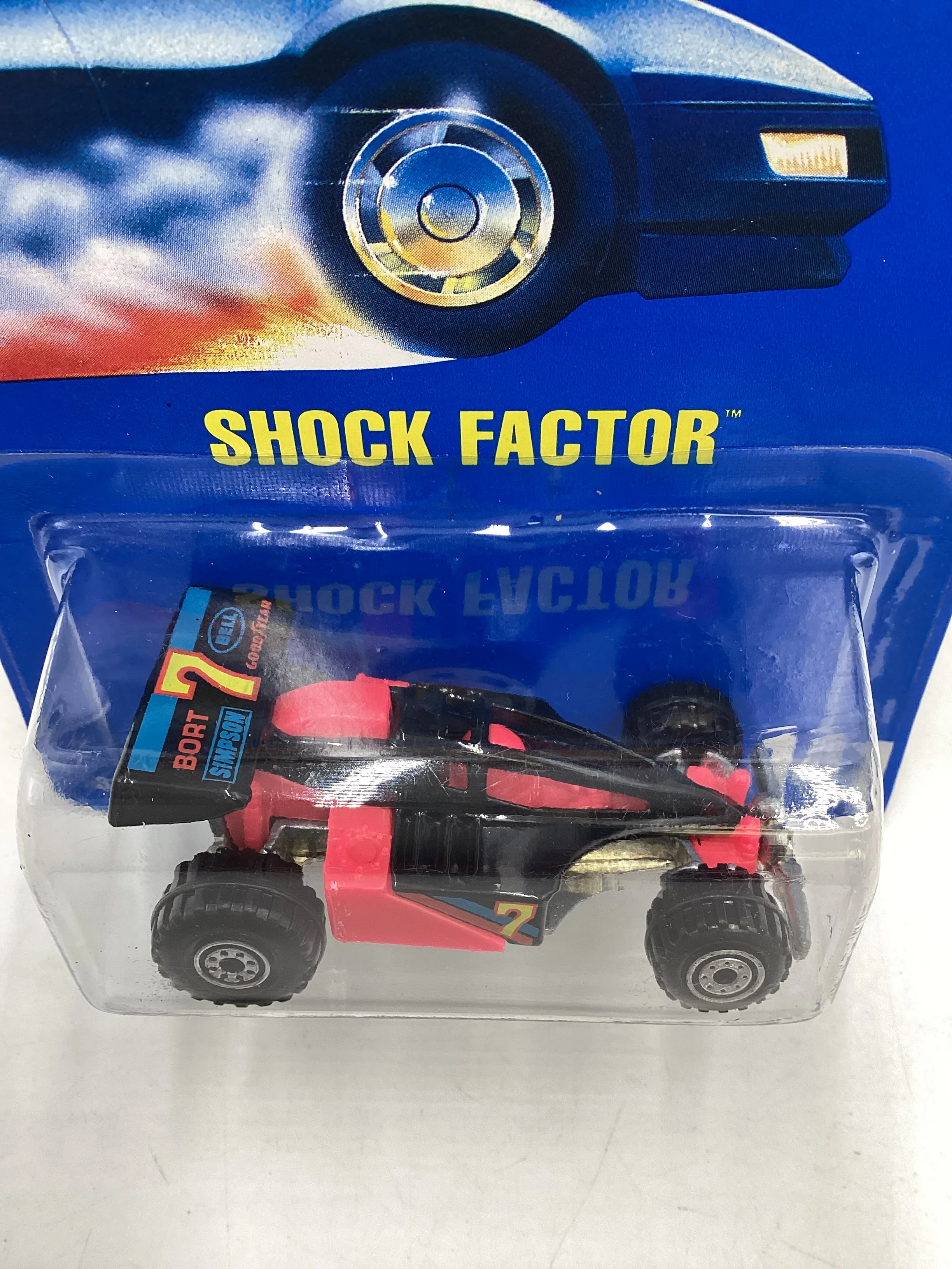 Hot Wheels Blue Card Collector No. 141 Shock Factor CT Wheels 240H - Image 6