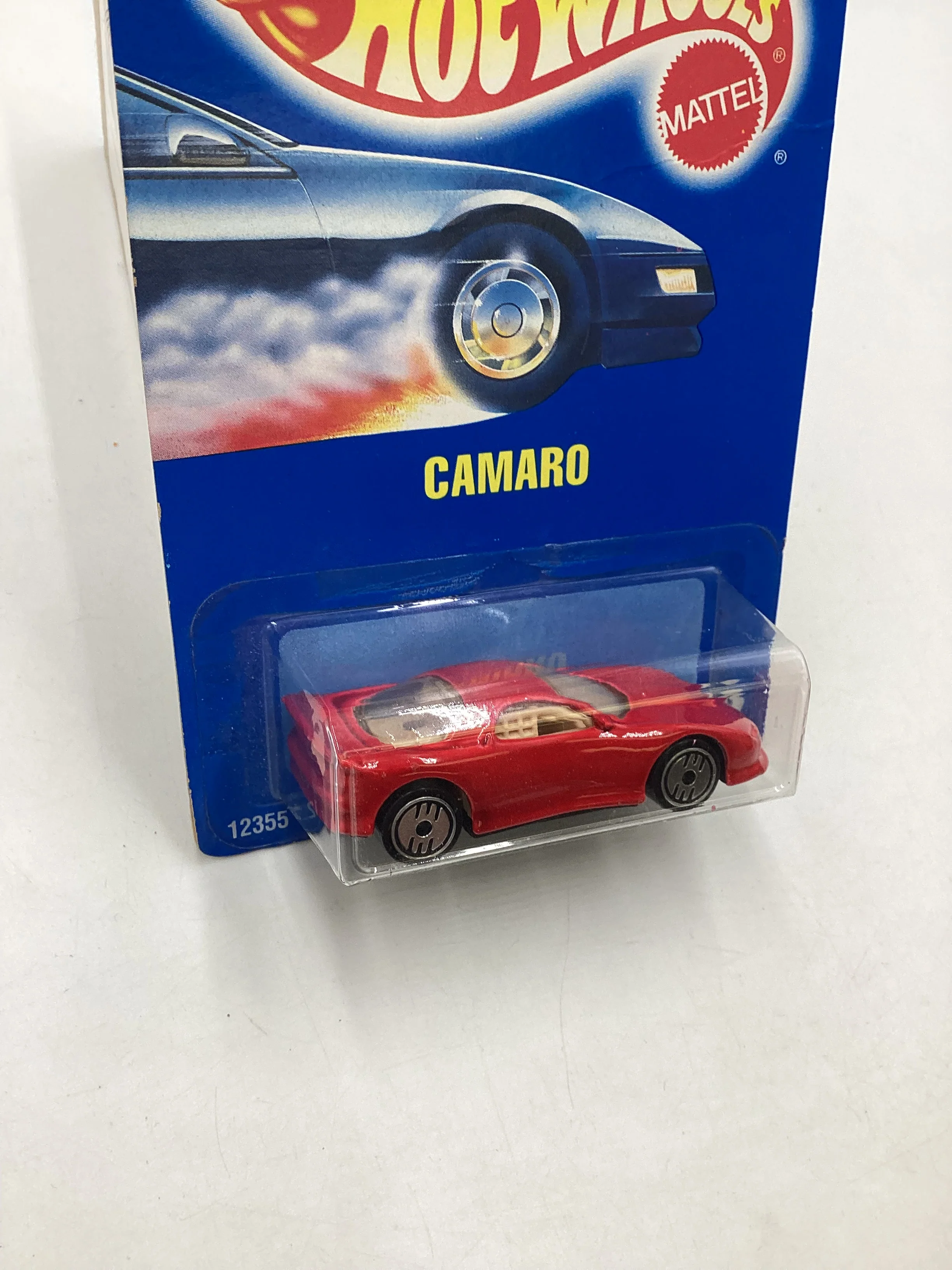 Hot Wheels Blue Card Collector No. 262 Red Camaro 240E - Image 5