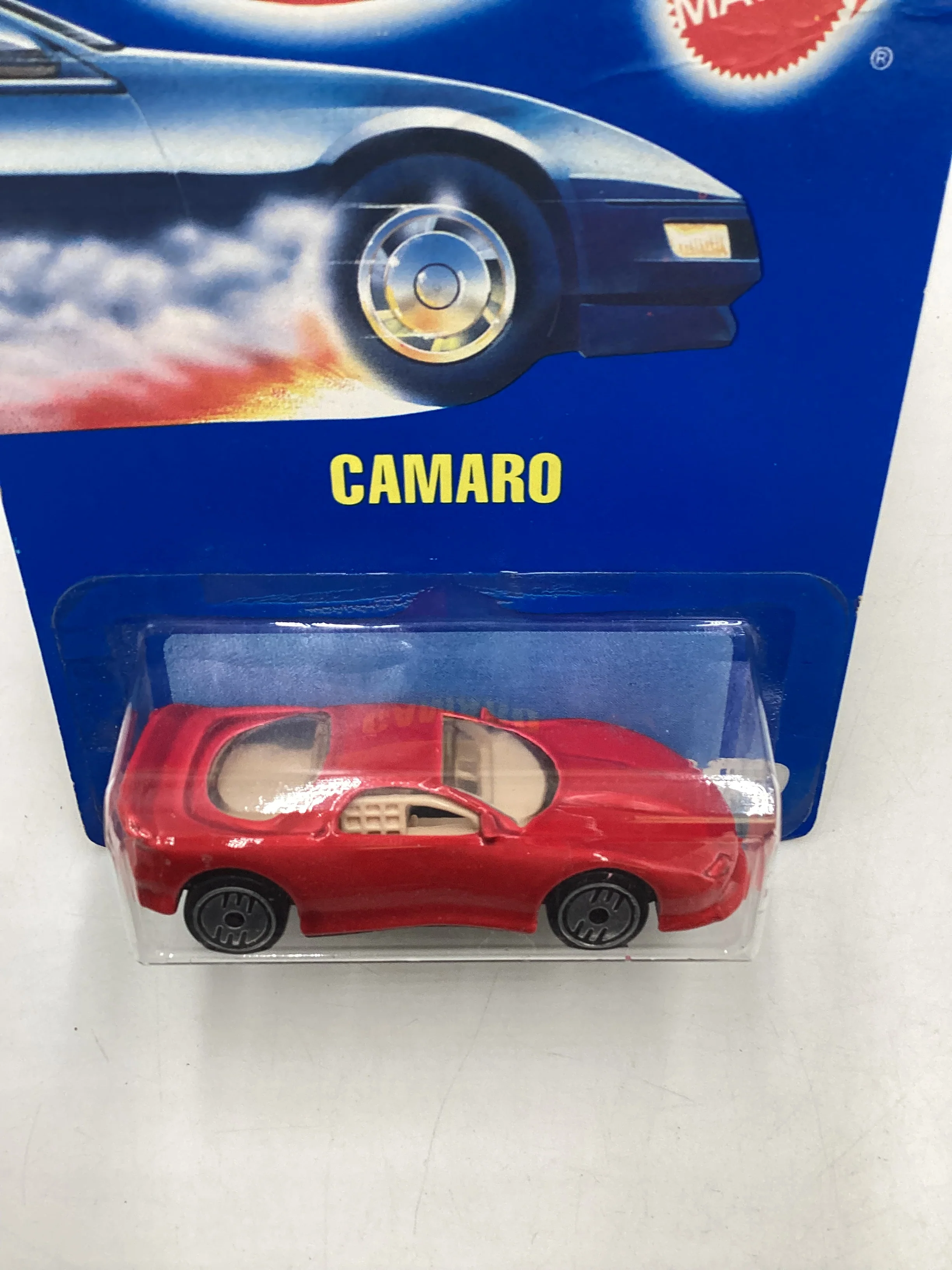 Hot Wheels Blue Card Collector No. 262 Red Camaro 240E - Image 6
