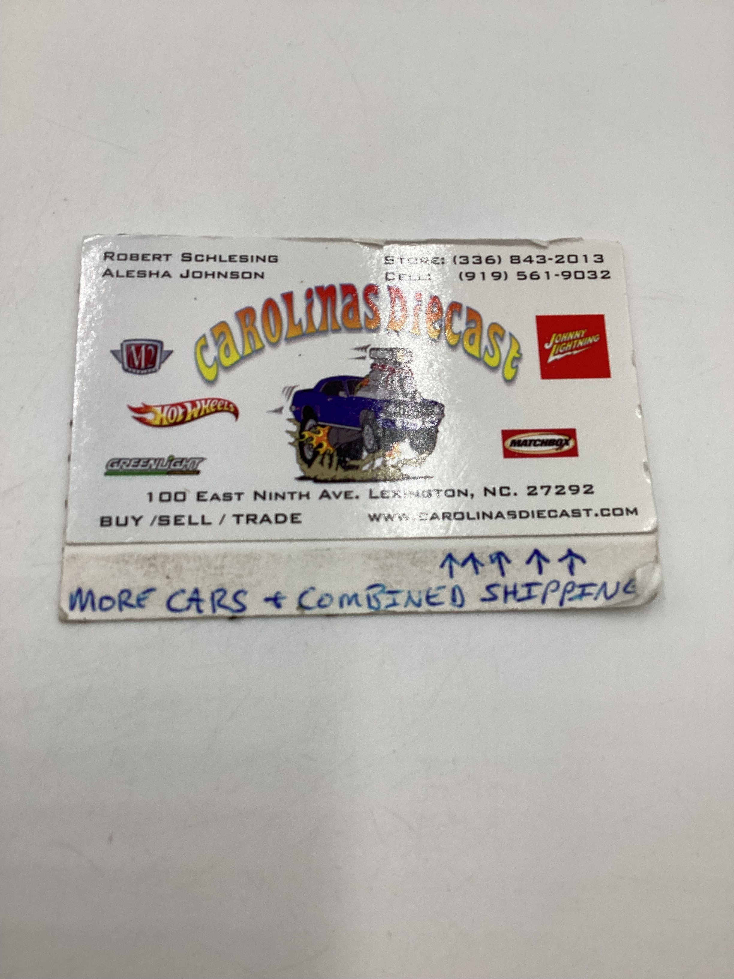 Hot Wheels Blue Card Collector No. 270 Chevy Stocker Pink UH Gold Wheels 240A - Image 8
