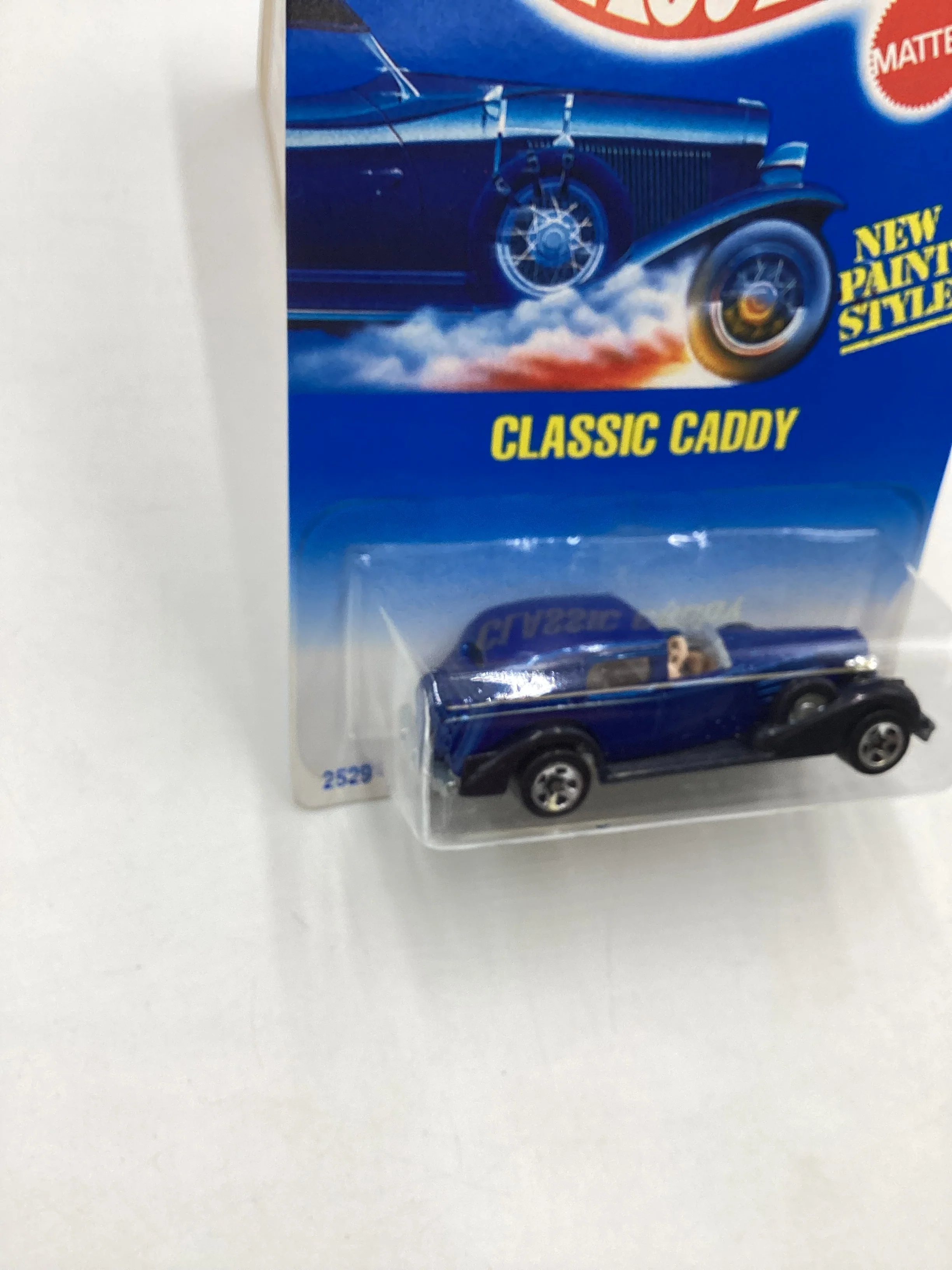 Hot Wheels Blue Card Collector No. 44 Classic Caddy Blue 5SP Wheels 238H - Image 5