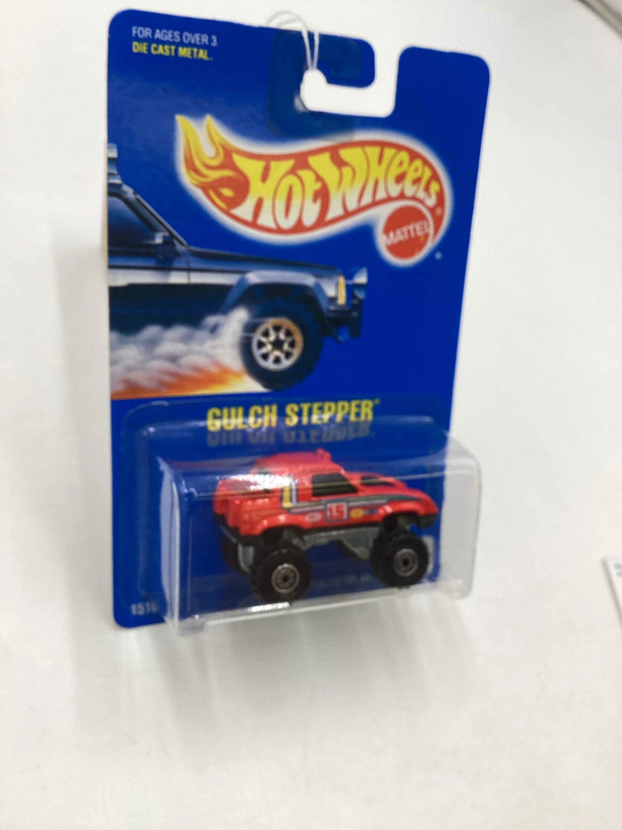 Hot Wheels Blue Card Collector No. 49 Gulch Stepper Red CT Wheels 239D - Image 5