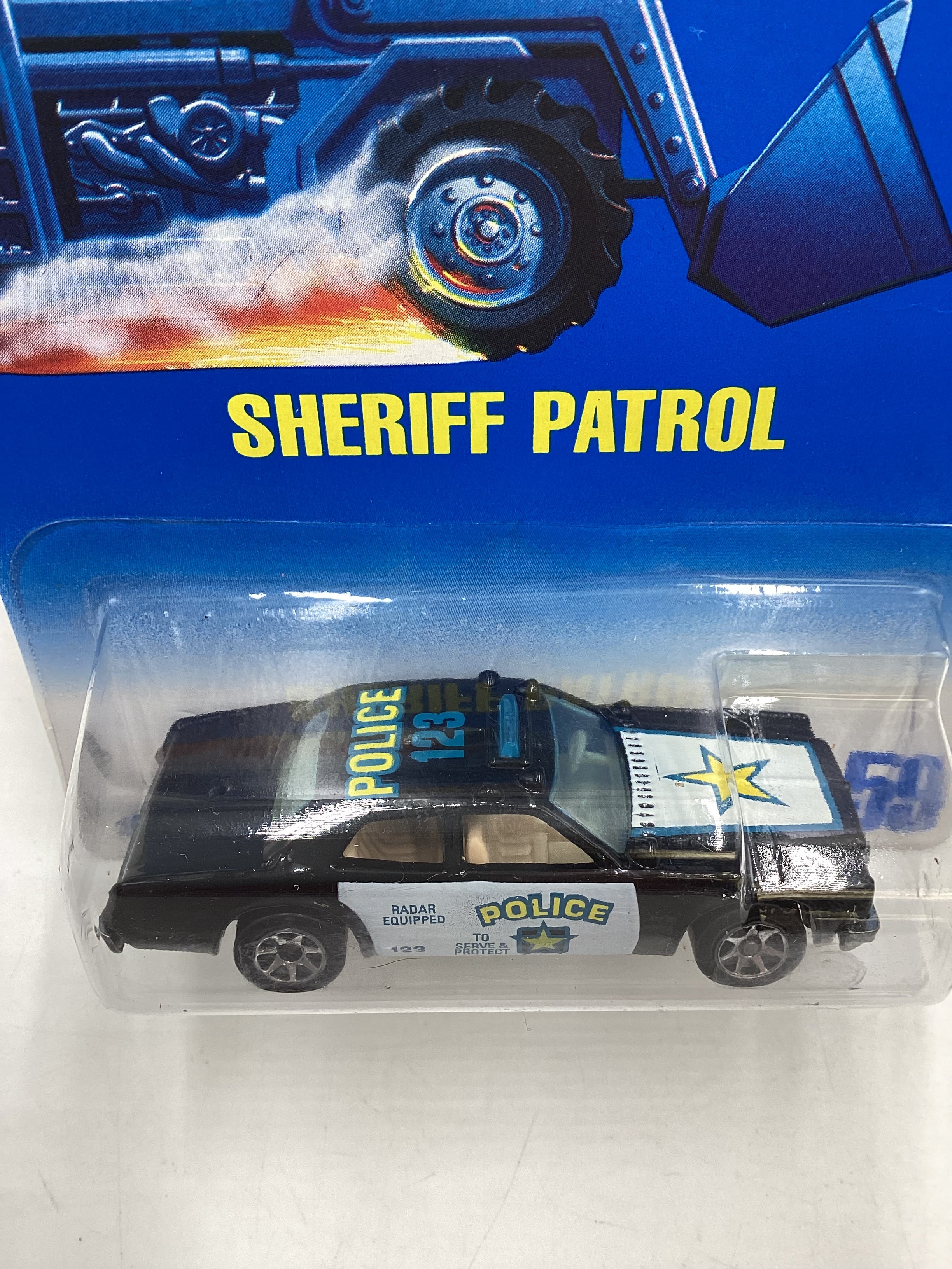 Hot Wheels Blue Card Collector No. 59 Sheriff Patrol 7SP Wheels 239G - Image 6