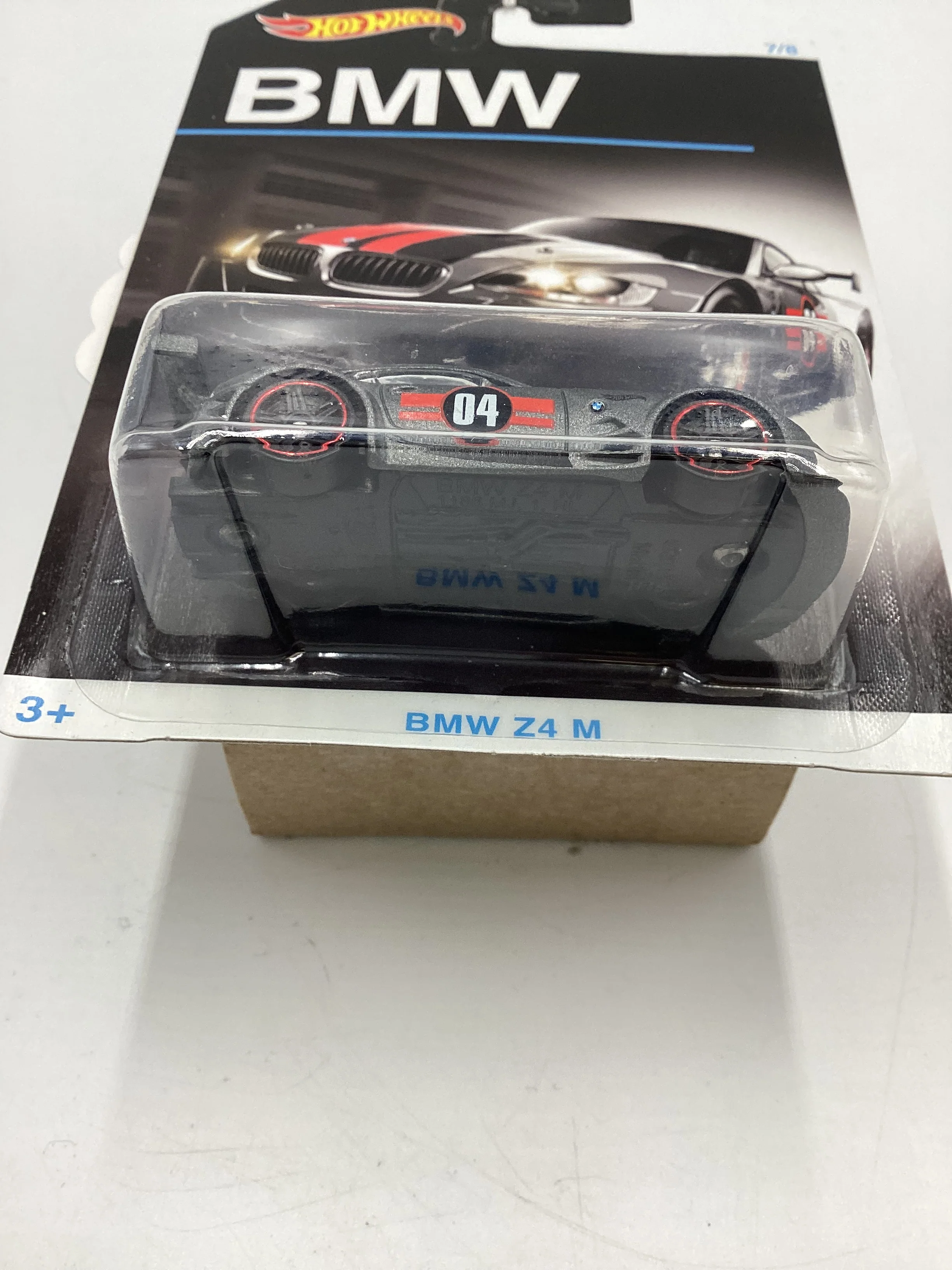 Hot Wheels BMW Series #7 BMW Z4 M Gray Walmart Exclusive 152D - Image 7