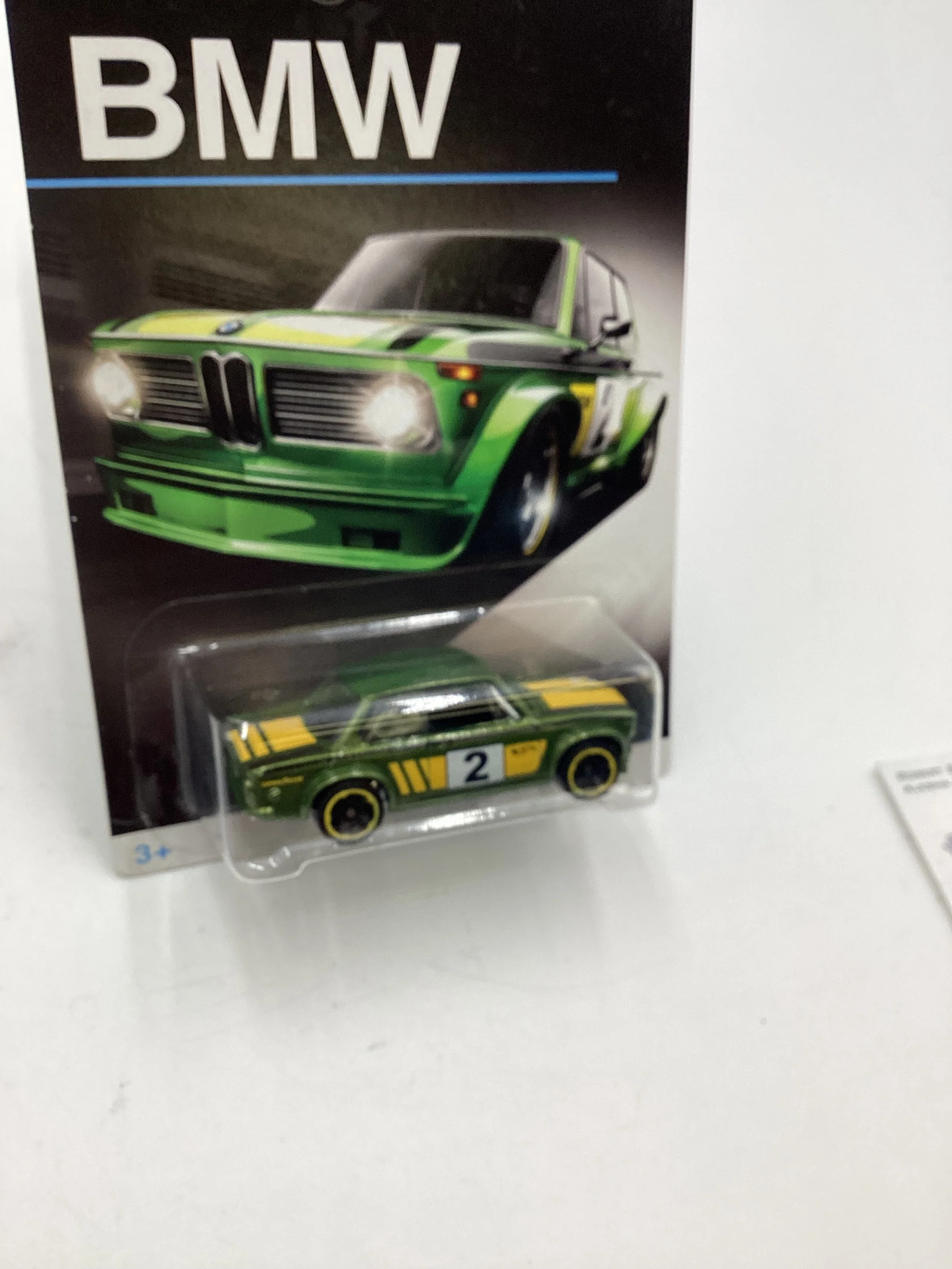 Hot Wheels BMW Series #4 BMW 2002 Green Walmart Exclusive 152D - Image 5