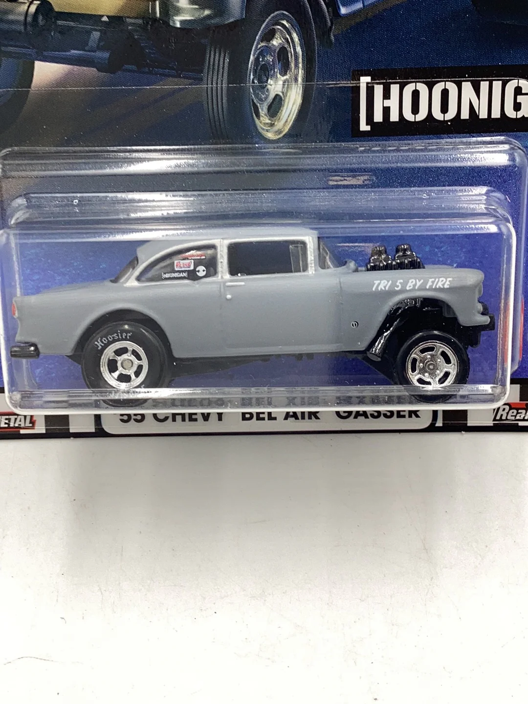 Hot Wheels Boulevard #11 55 Chevy Bel Air gasser Hoonigan Black grill/ bumper D3 - Image 2