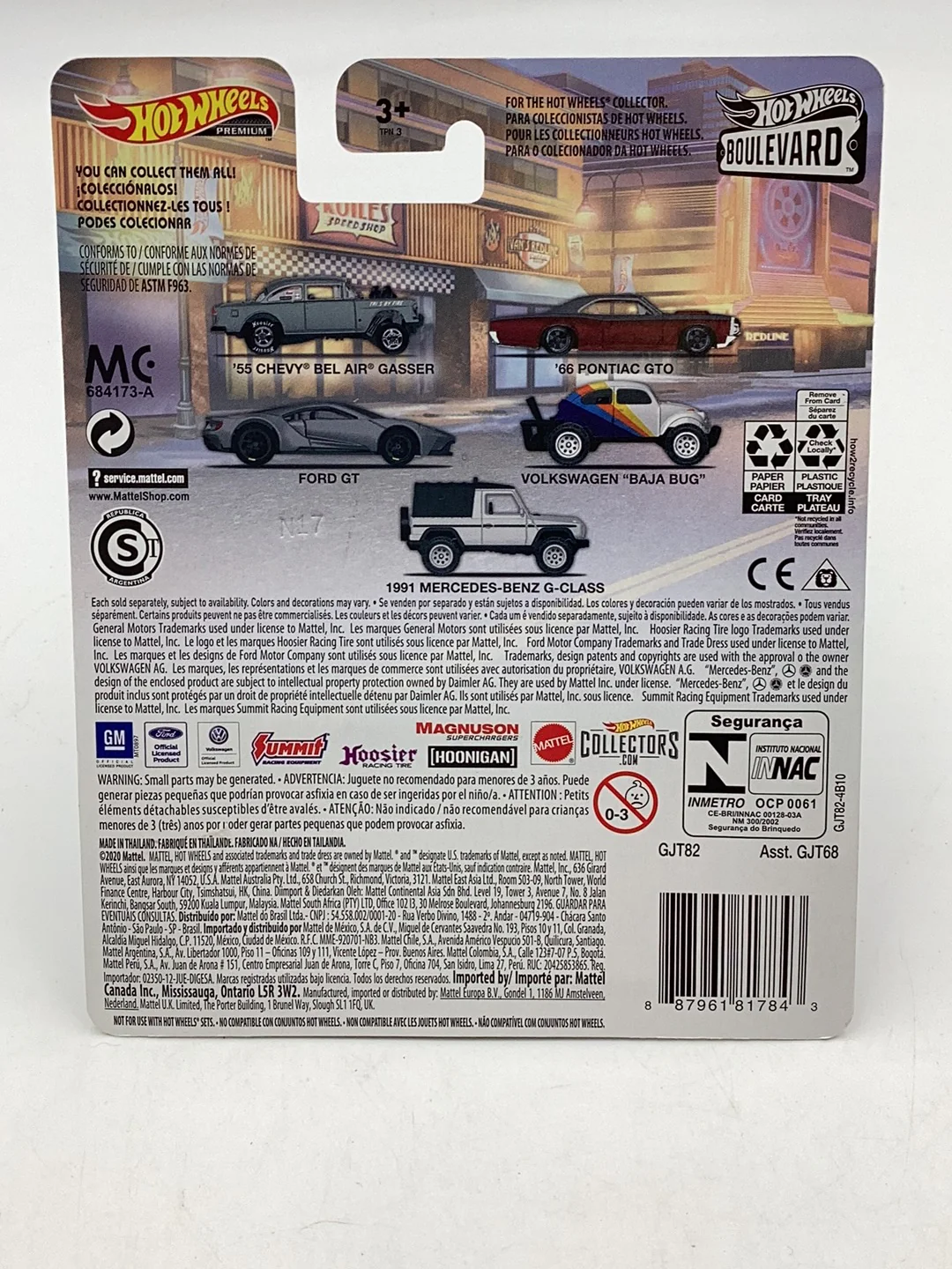 Hot Wheels Boulevard #11 55 Chevy Bel Air gasser Hoonigan Black grill/ bumper D3 - Image 8
