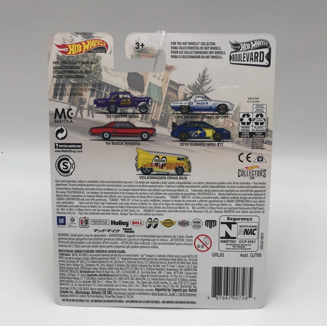 Hot Wheels Boulevard #25 Volkswagen drag bus moon eyes G3 - Image 4