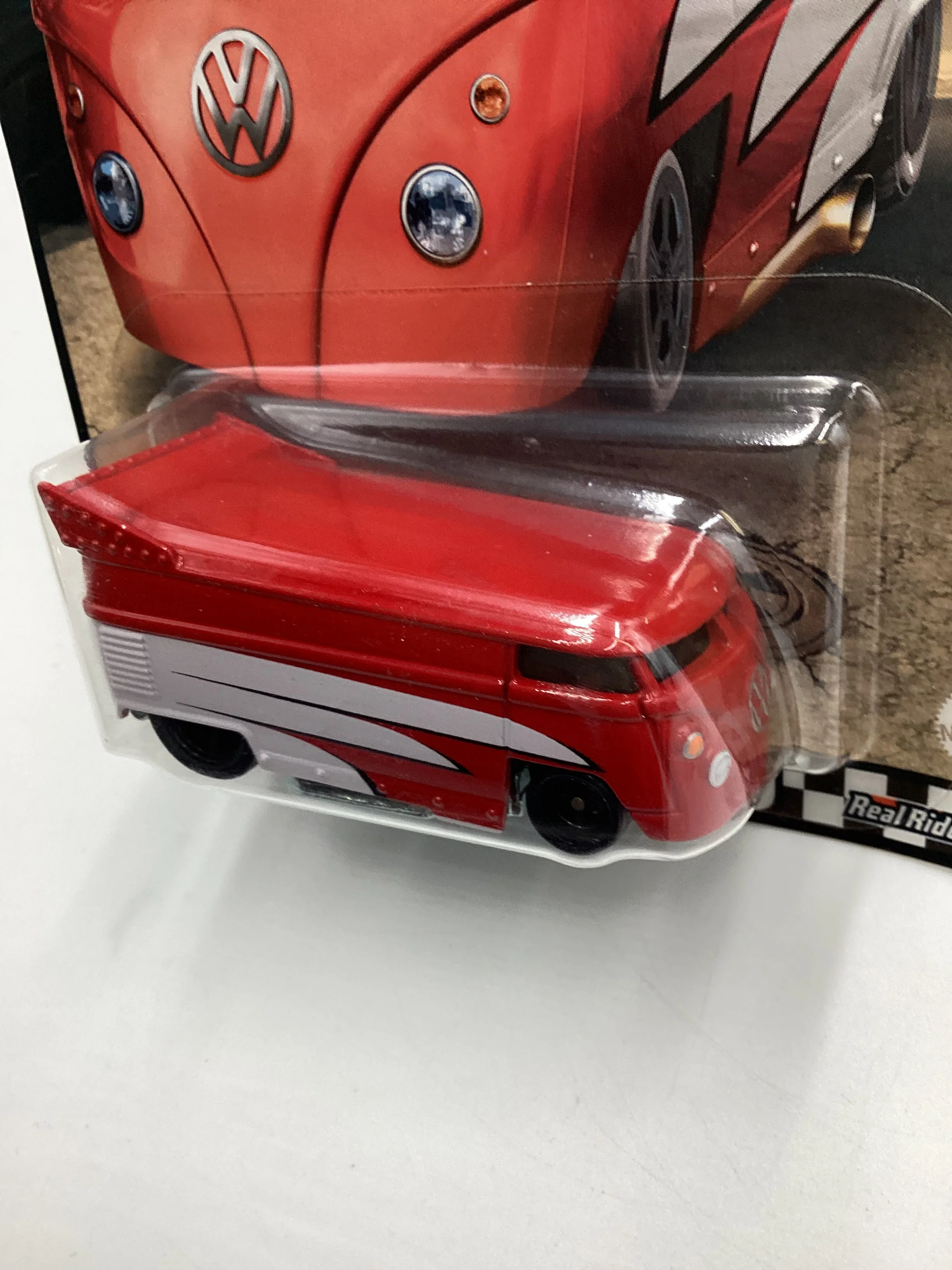 Hot Wheels Boulevard #42 Volkswagen Drag Bus Red/White 265D - Image 4