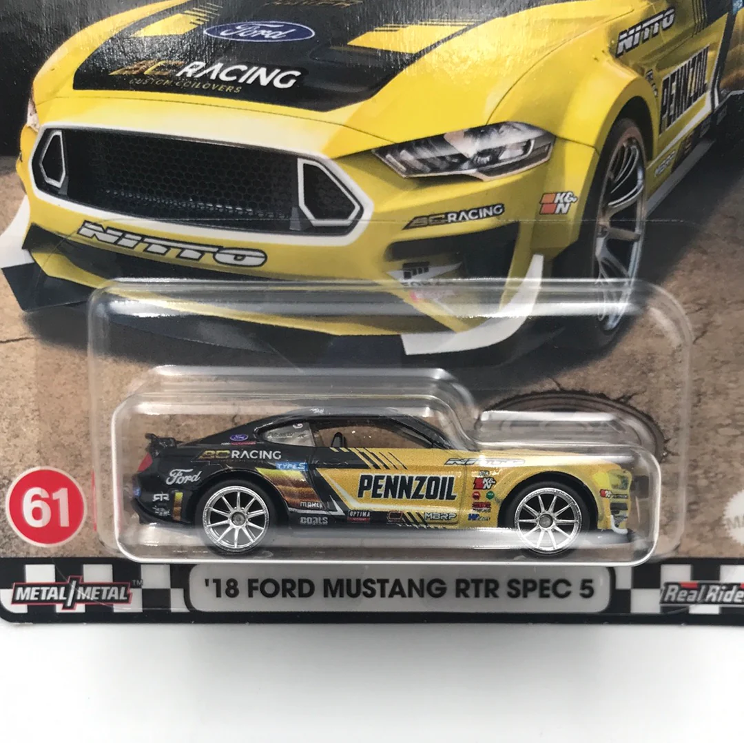Hot Wheels Boulevard #61 18 Ford Mustang  RTR Spec 5 Walmart exclusive 265D - Image 2