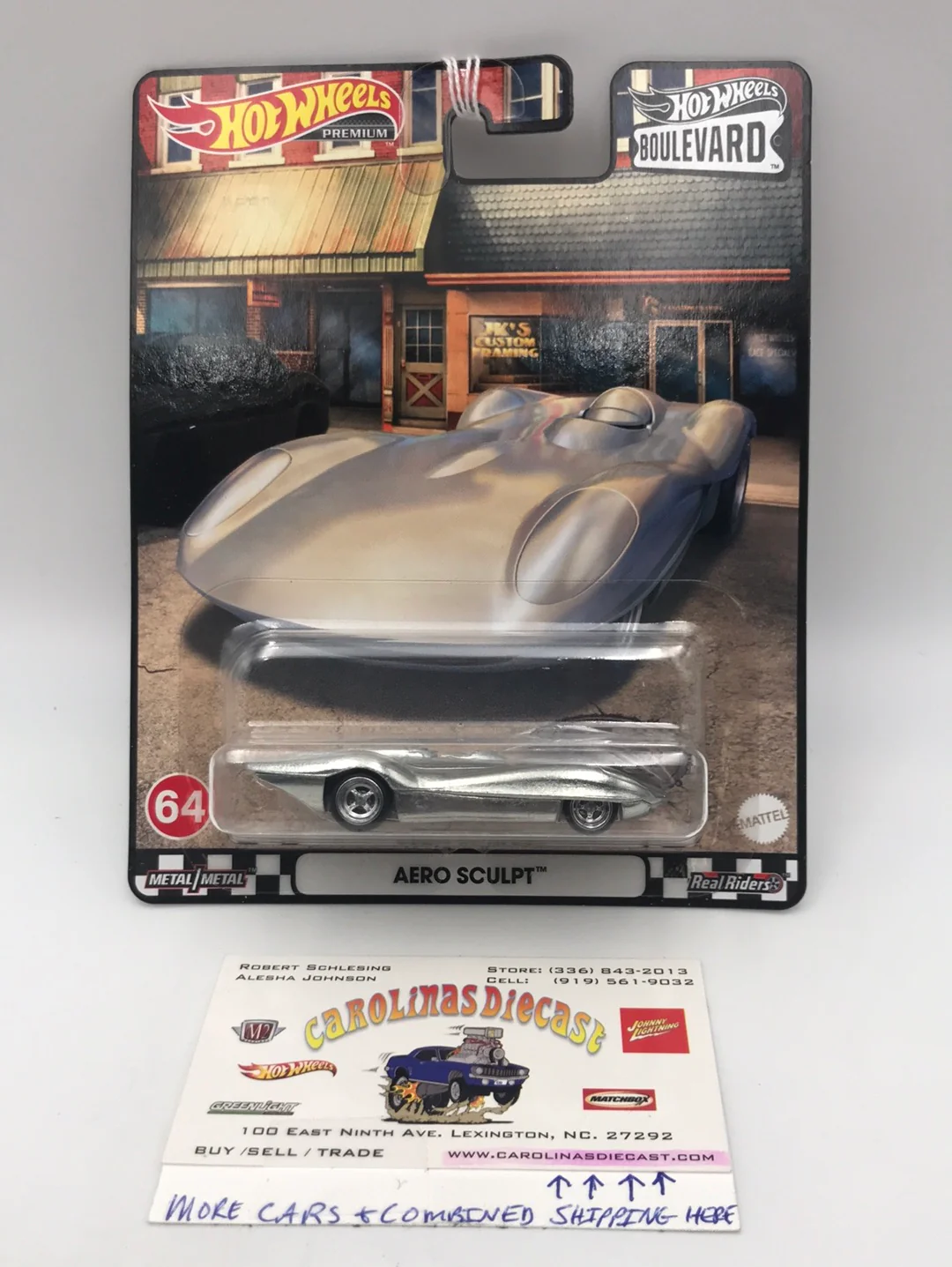 Hot Wheels Boulevard #64 Aero Sculpt Walmart exclusive 265C