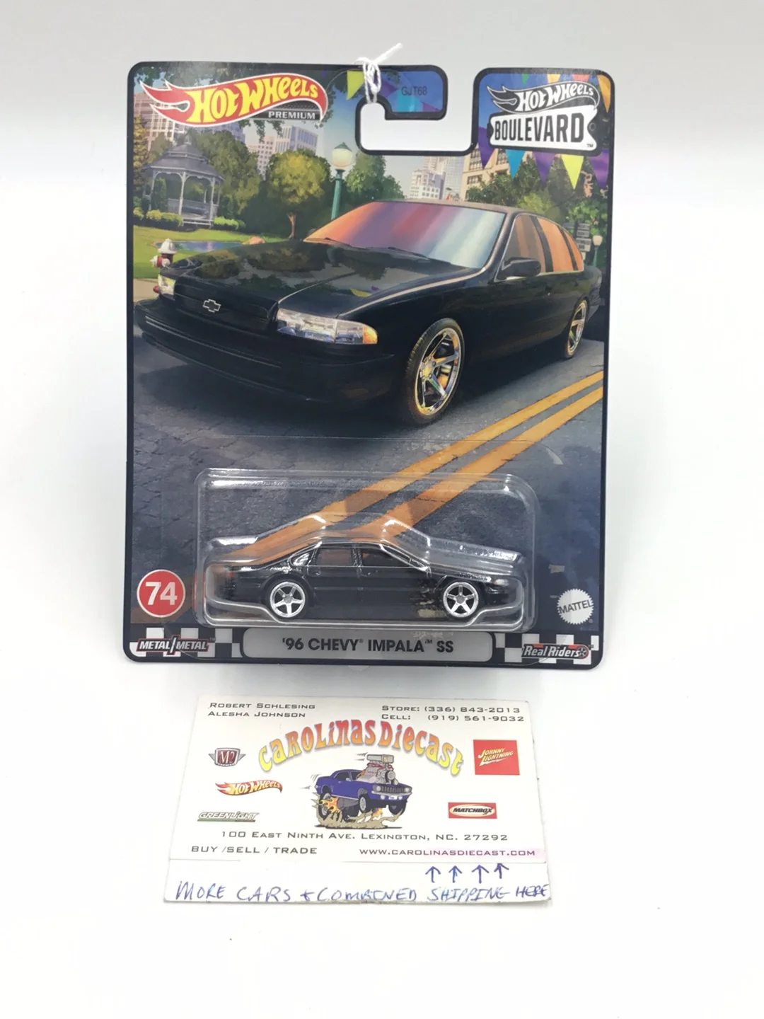 Hot Wheels Boulevard #74 96 Chevy Impala 261B
