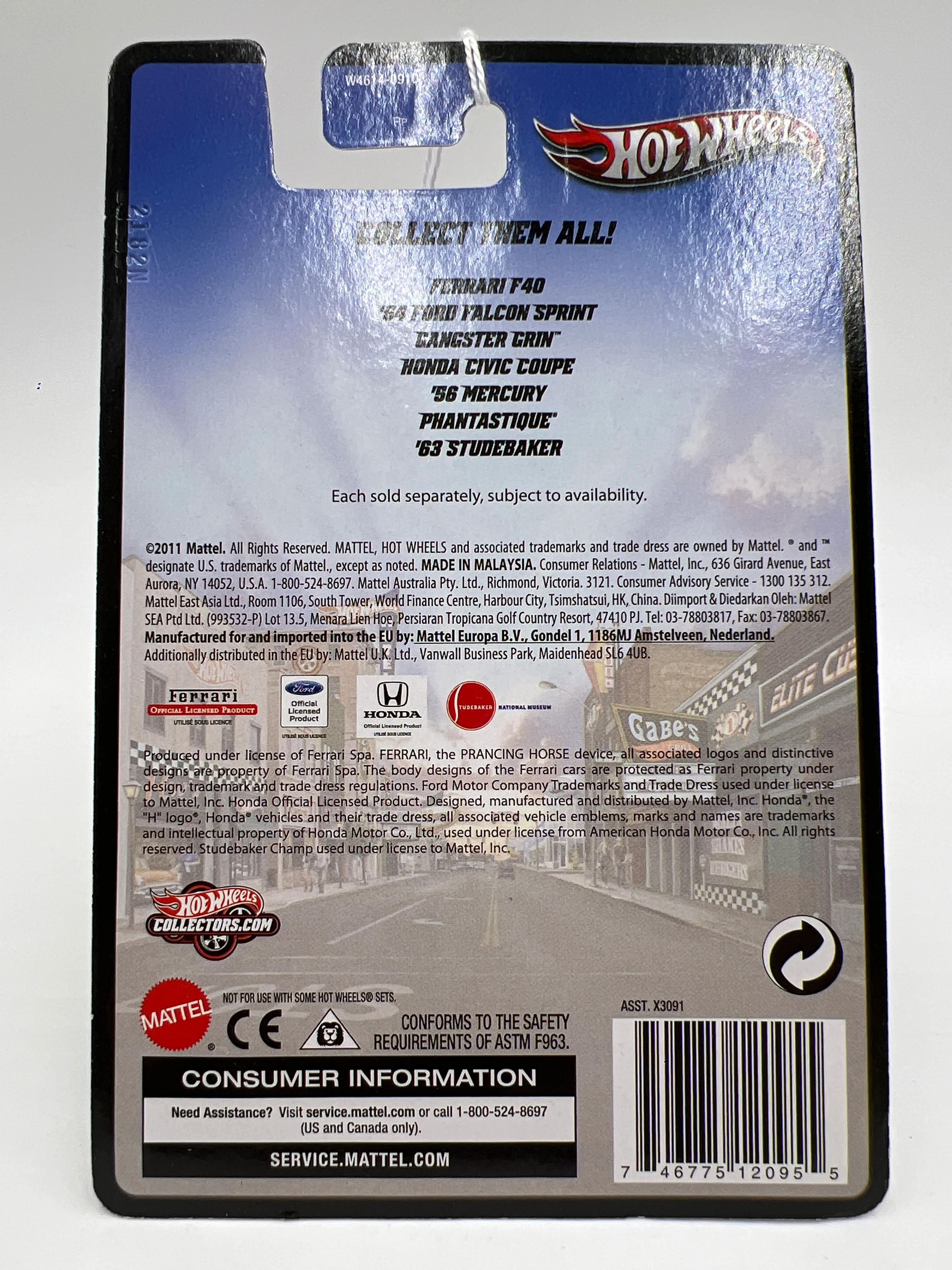Hot Wheels Boulevard Ahead Of Its Time Phantastique White/Orange - Image 2
