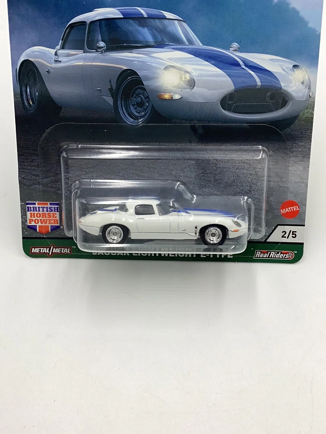 Hot Wheels British Horse Power Jaguar Lightweight E-Type 2/5 257C - Image 2