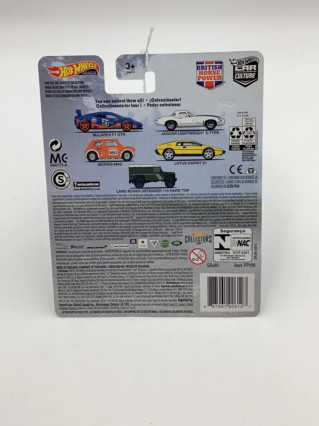 Hot Wheels British Horse Power Jaguar Lightweight E-Type 2/5 257C - Image 5