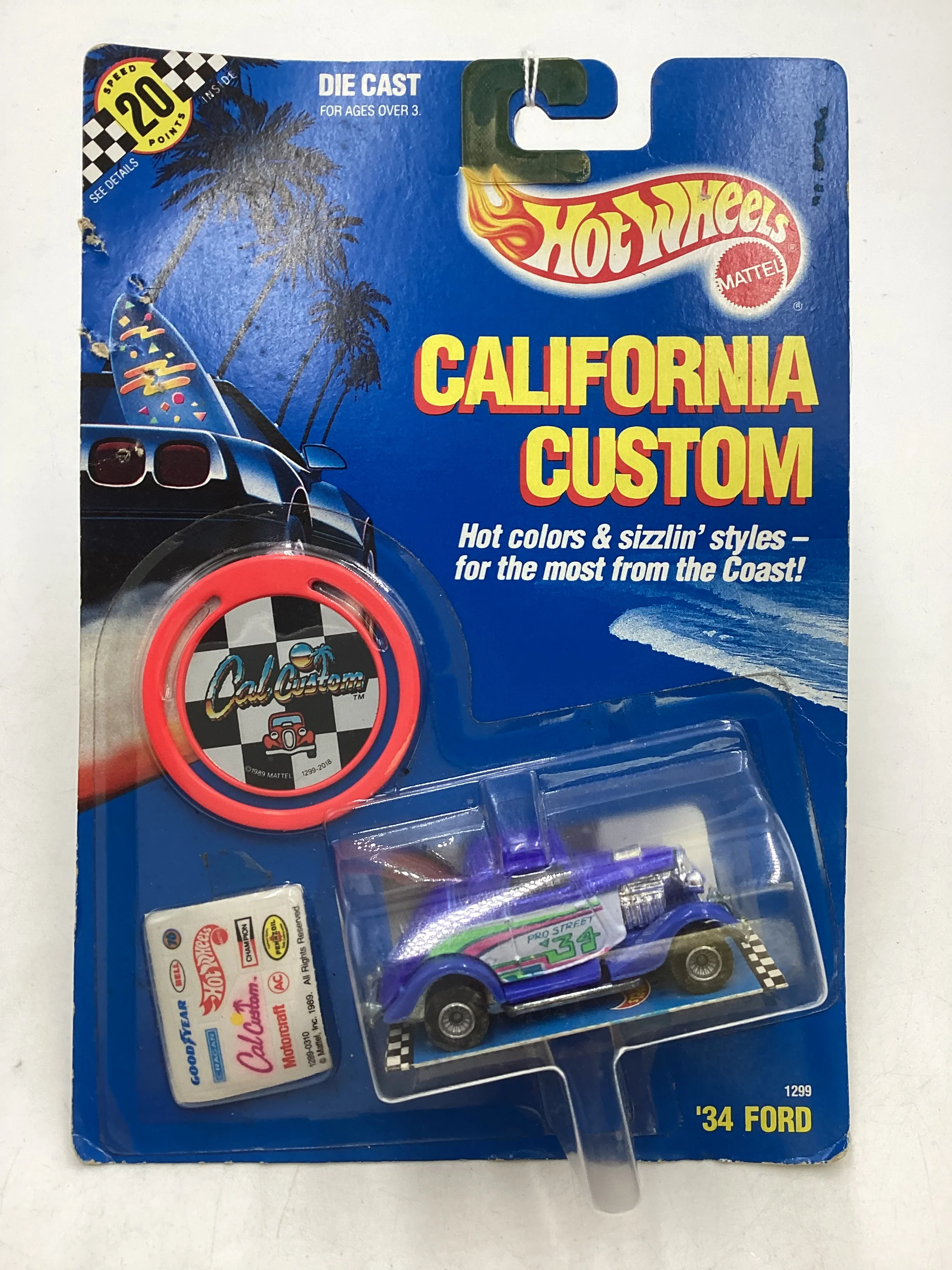 Hot Wheels California Custom 1299 34 Ford Blue (SR) - Image 2