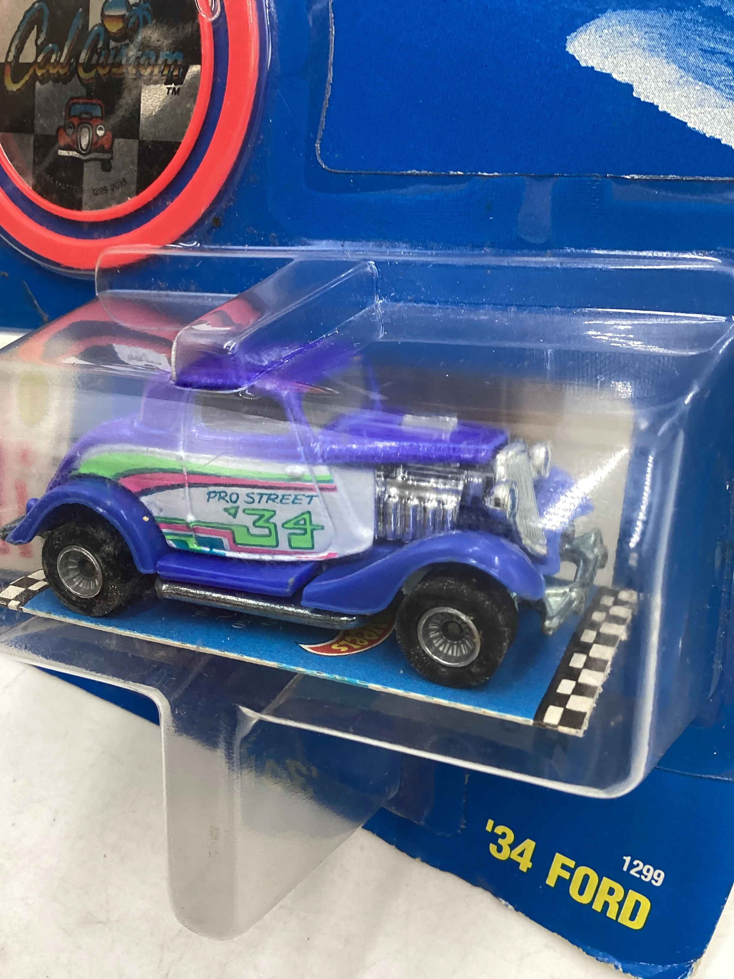 Hot Wheels California Custom 1299 34 Ford Blue (SR) - Image 4