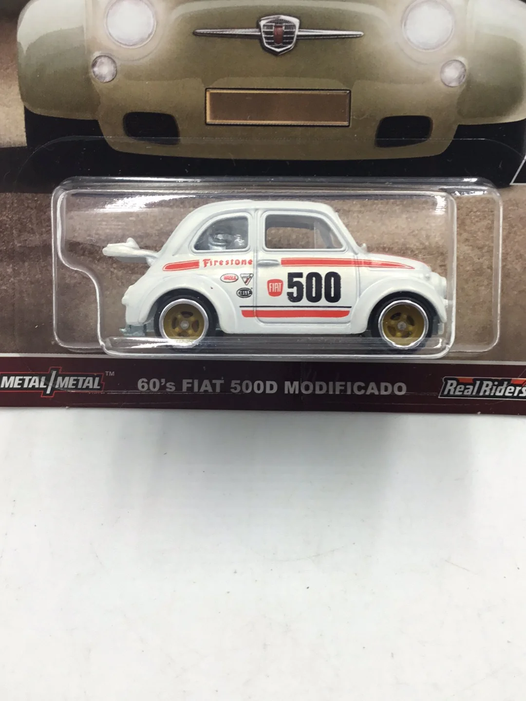 Hot wheels car culture air cooled 60’s Fiat 500D Modificado #5 F2 - Image 2