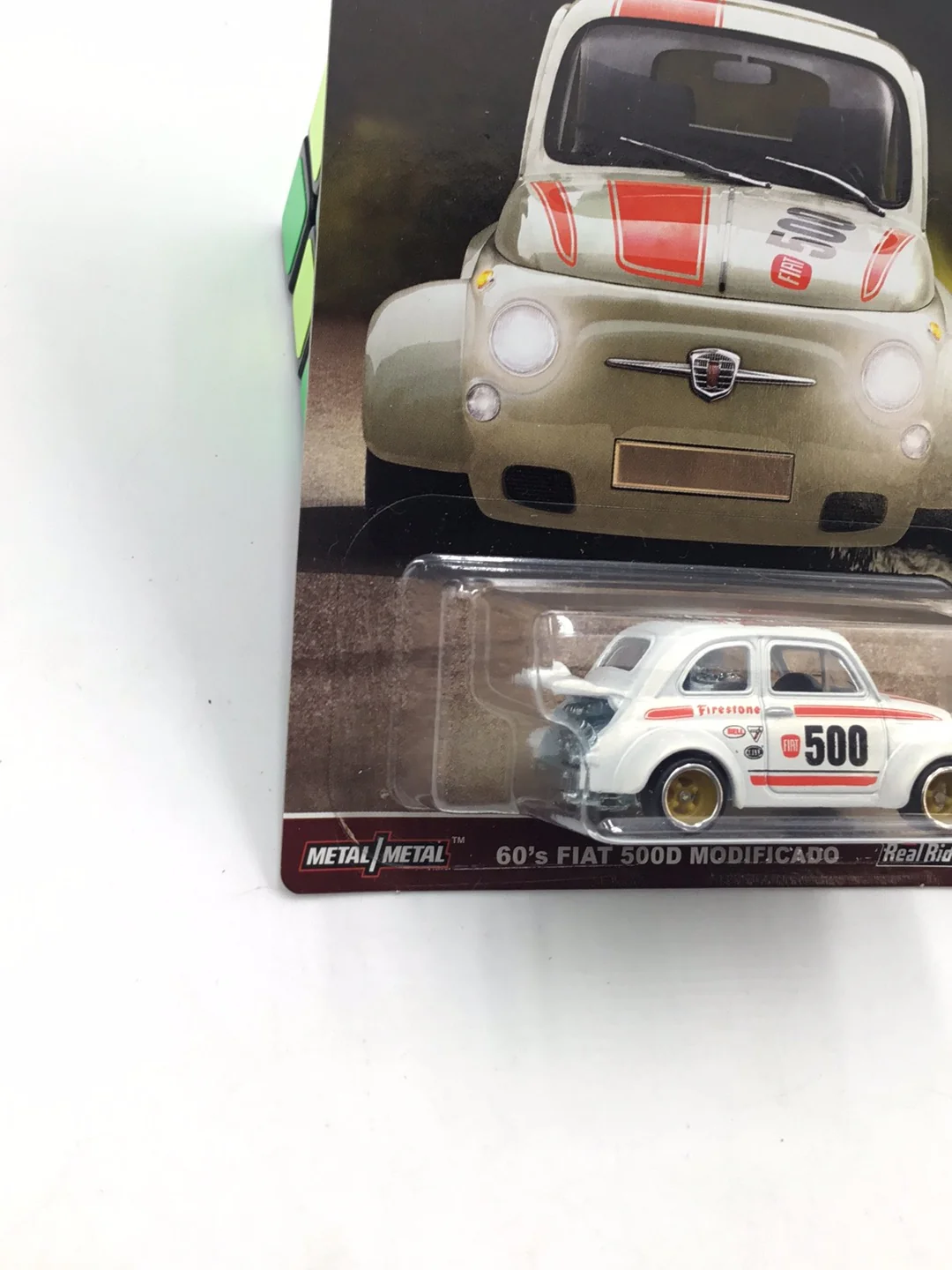 Hot wheels car culture air cooled 60’s Fiat 500D Modificado #5 F2 - Image 3