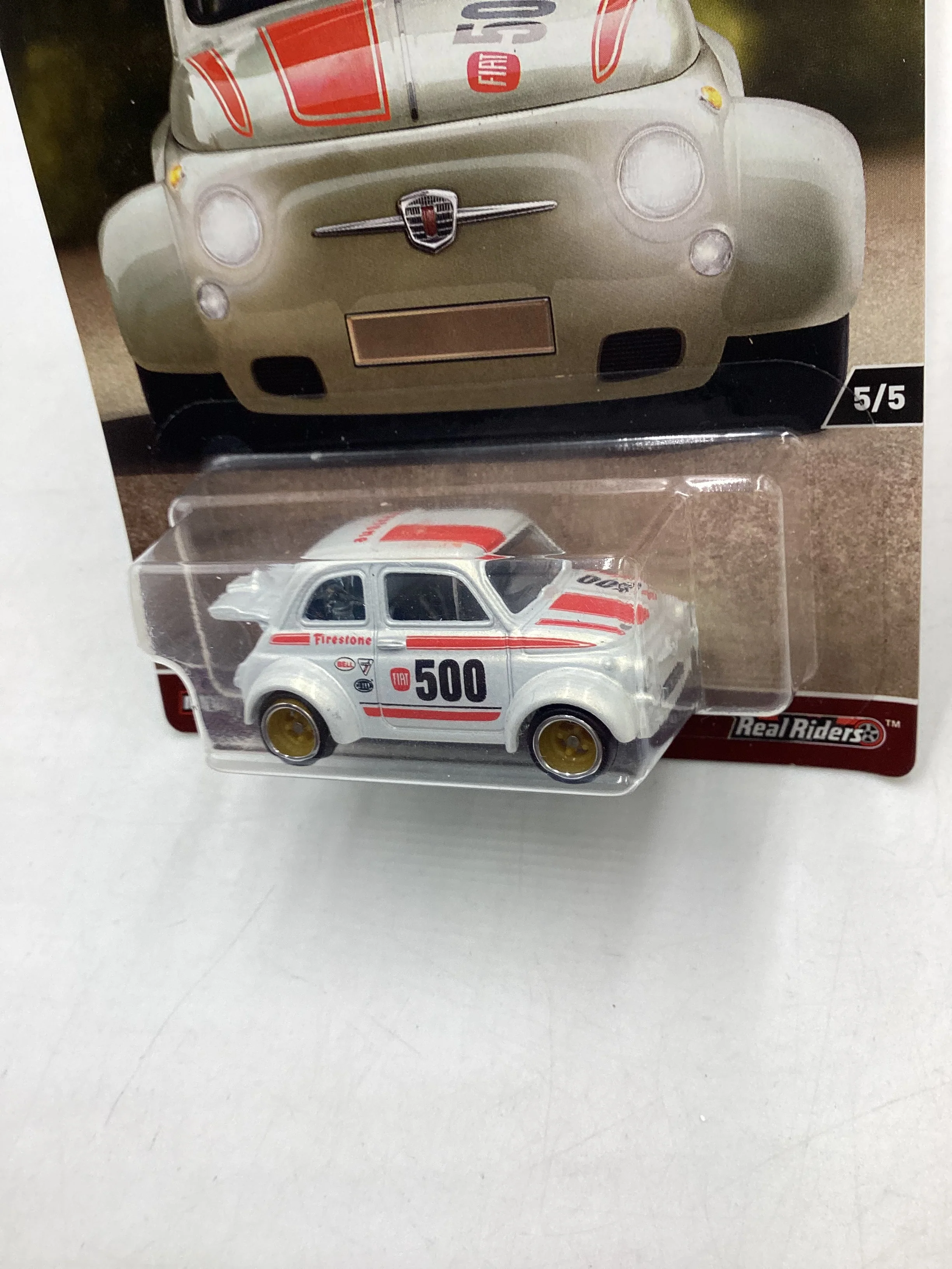 Hot Wheels Air Cooled 5/5 60s Fiat 500D Modificado 244M - Image 4