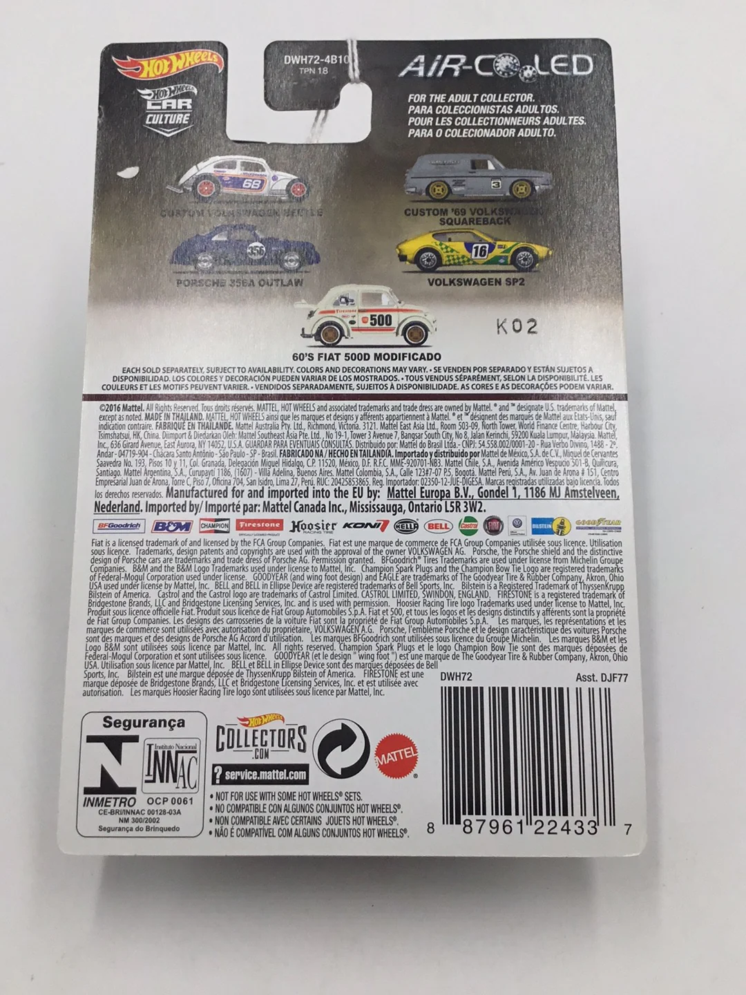 Hot wheels car culture air cooled Porsche 356A Outlaw #5 F2 - Image 6