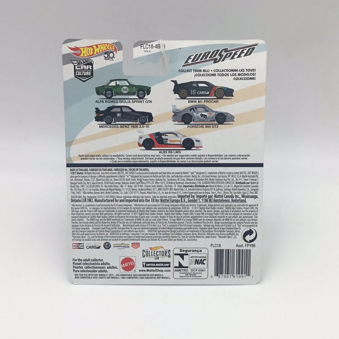 Hot wheels car culture Euro Speed 3/5 Mercedes Benz 190E 2.5 16 - Image 4