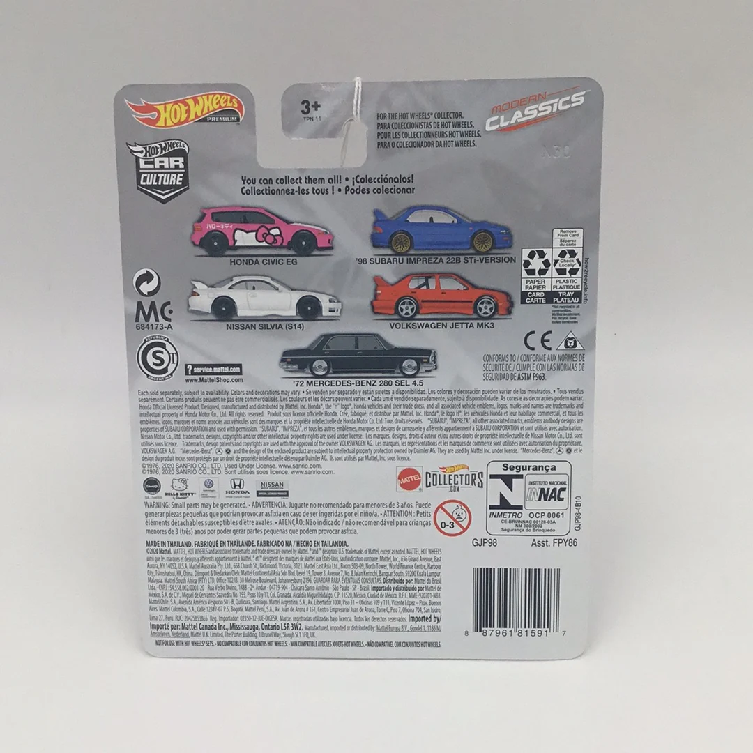 Hot wheels car culture modern classics 4/5 Volkswagen Jetta MK3 #4 - Image 4
