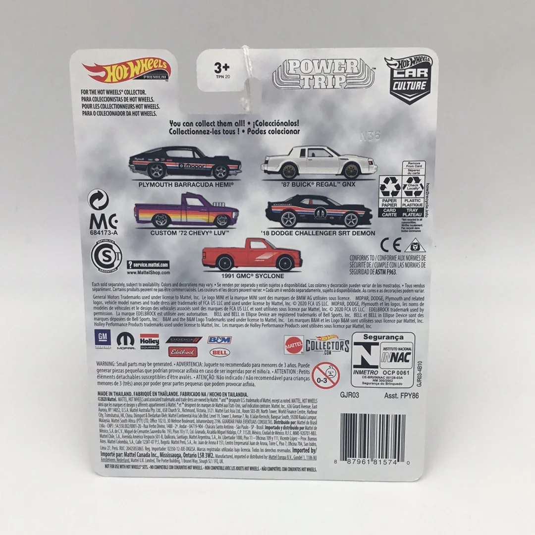 Hot wheels car culture Power Trip 3/5 Custom 72 Chevy Luv #3 246E - Image 4