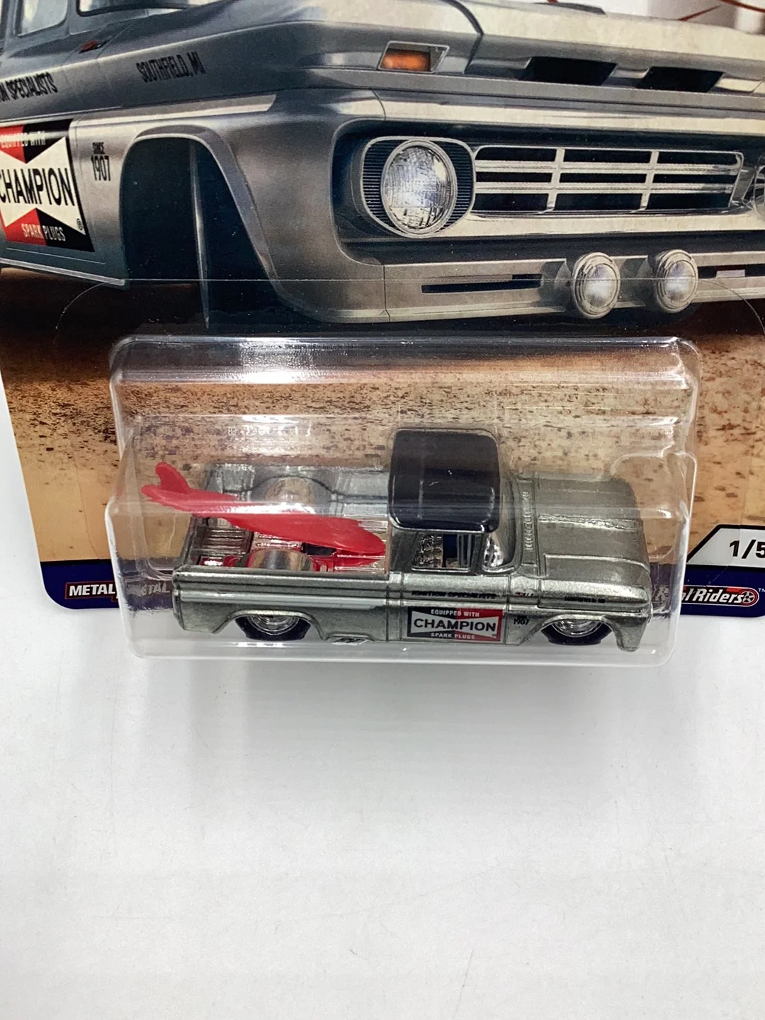 Hot Wheels car culture Shop Trucks 1/5 Custom 62 Chevy Pickup - Image 6