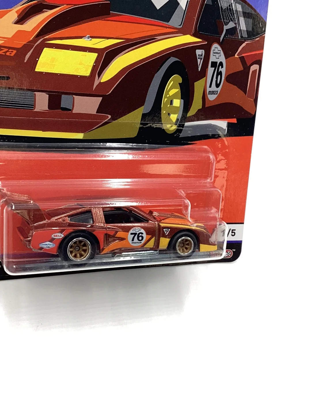 Hot wheels car culture silhouettes #1 76 Chevy Monza 244D - Image 4