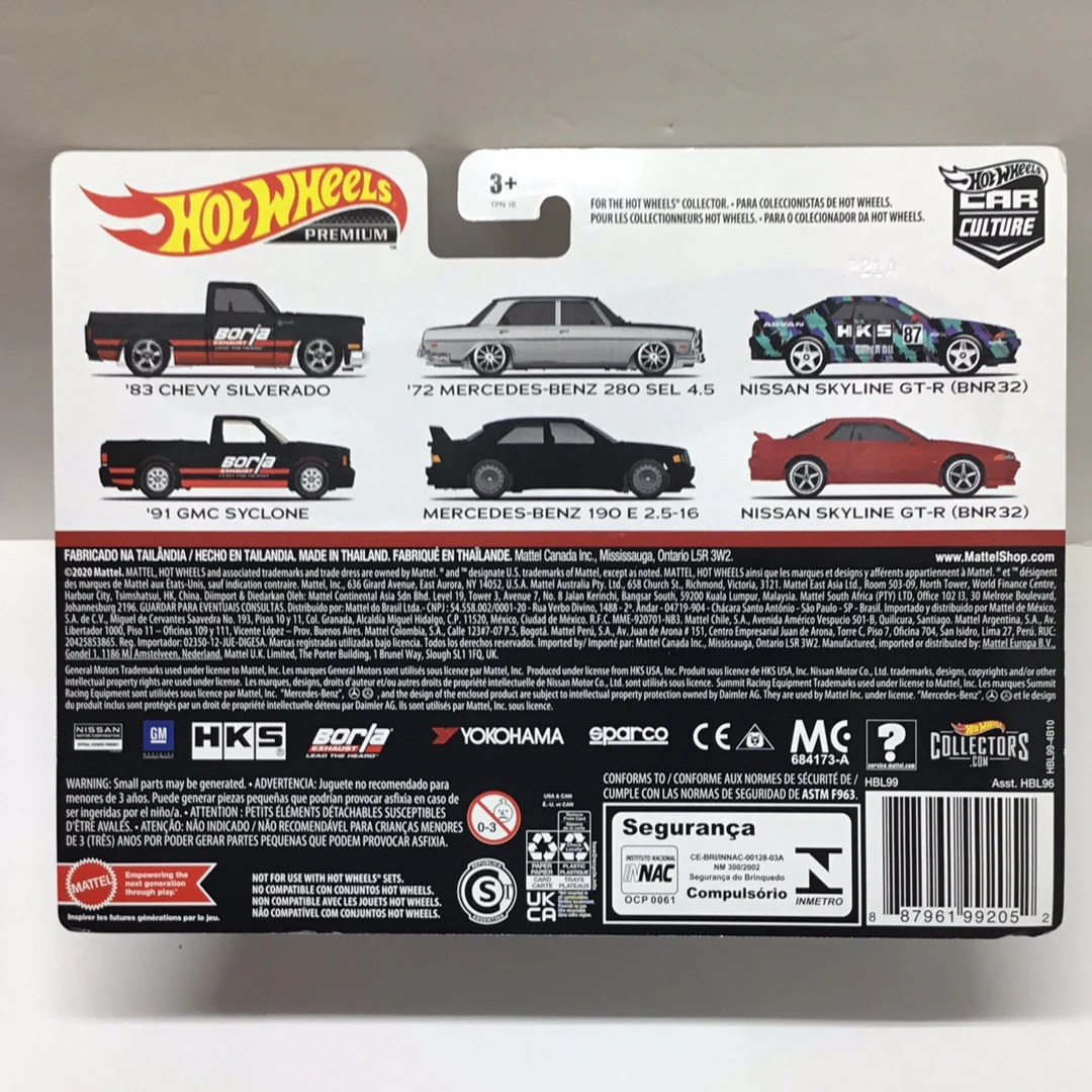 Hot wheels car culture team 2 pack target exclusive 72 Mercedes Benz 280 190E W/Protector 282D - Image 4