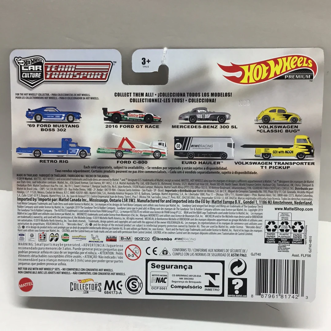 Hot wheels car culture team transport #20 2016 Ford GT Race 280H - Image 4