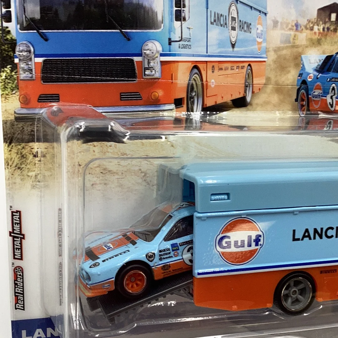 Hot wheels car culture team transport #26 Lancia Rally Euro hauler 282B - Image 3