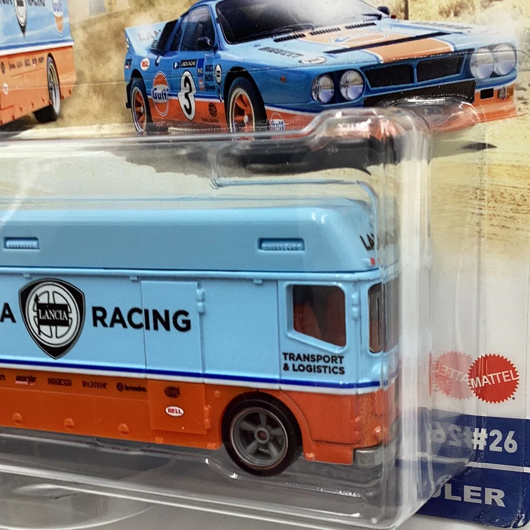 Hot wheels car culture team transport #26 Lancia Rally Euro hauler 282B - Image 4