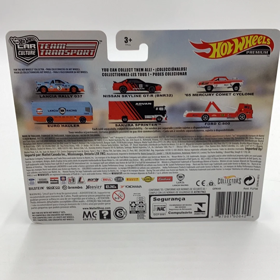 Hot wheels car culture team transport #26 Lancia Rally Euro hauler 282B - Image 6