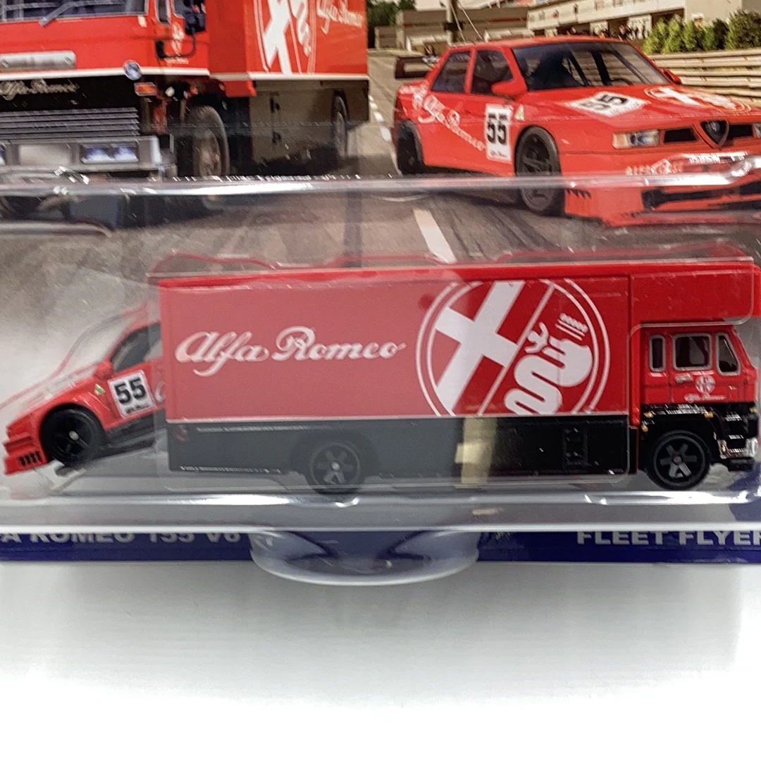 Hot wheels car culture team transport #53 Alfa Romeo 155 V6 Ti fleet flyer 280B - Image 2