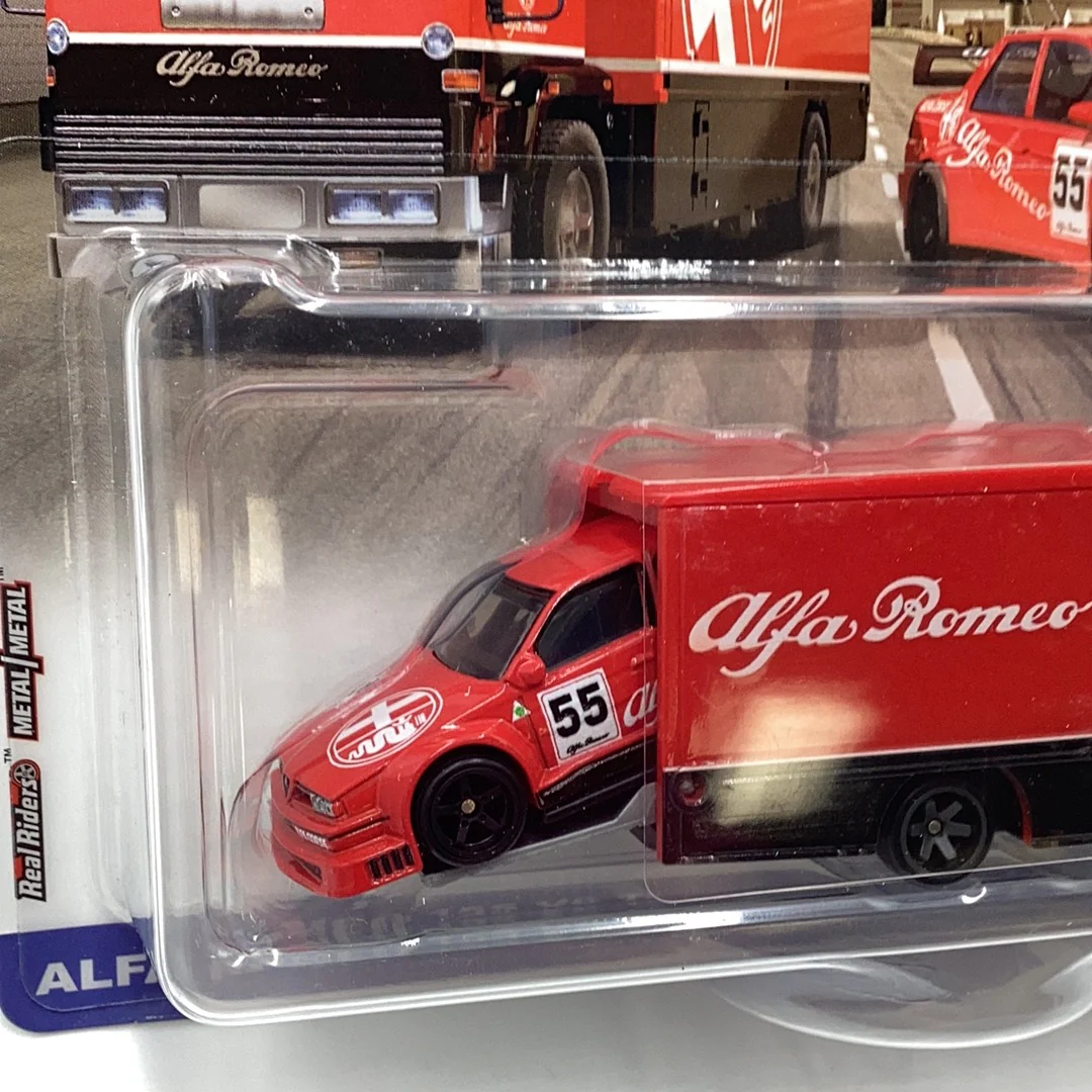 Hot wheels car culture team transport #53 Alfa Romeo 155 V6 Ti fleet flyer 280B - Image 3