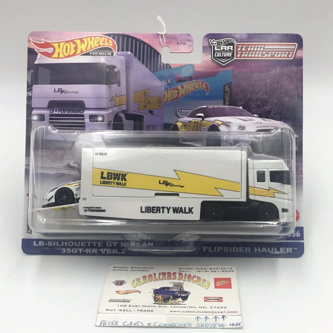 Hot wheels car culture team transport #56 LB-Silhouette GT Nissan 35GT-RR 278G