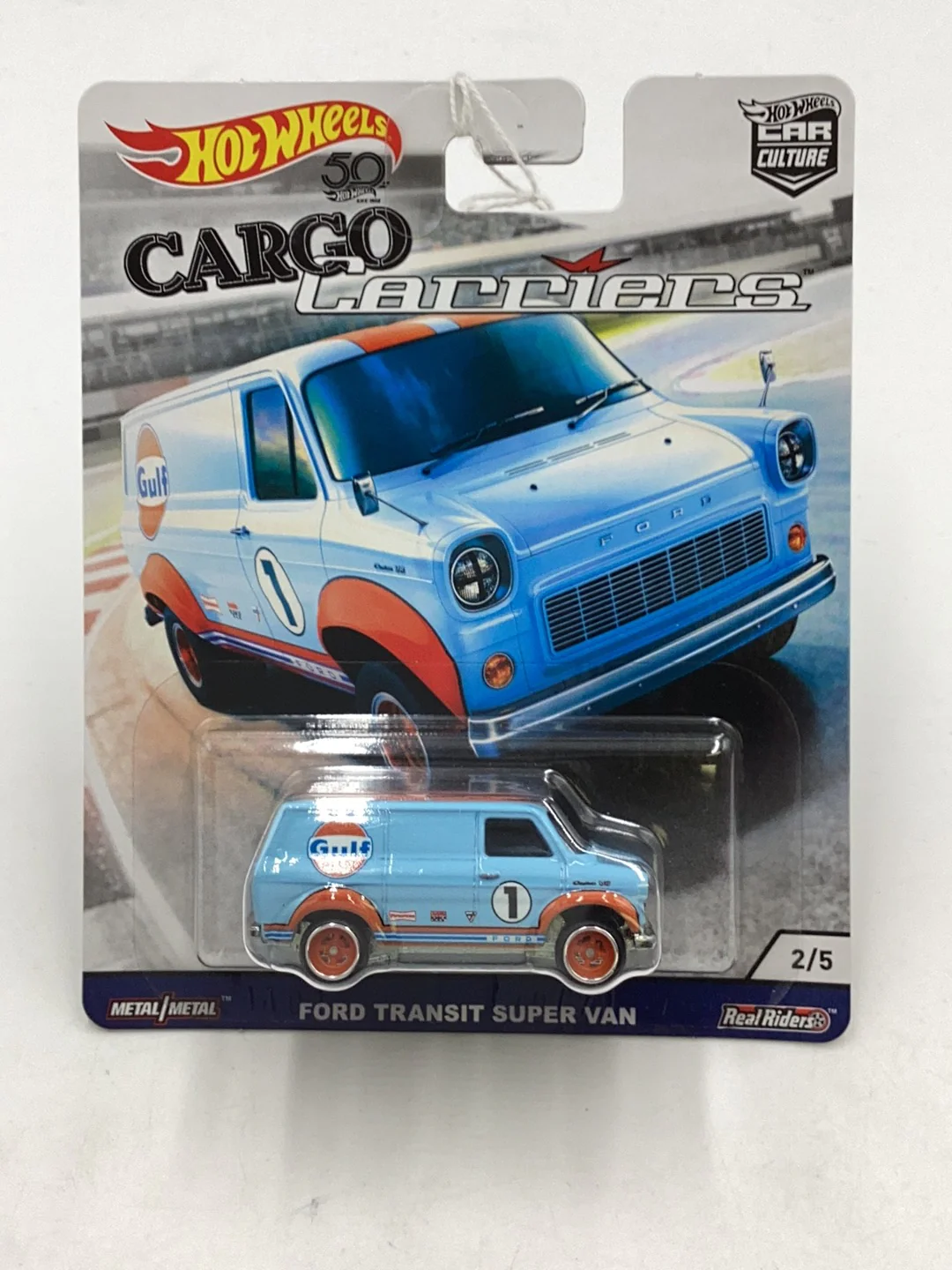 Hot wheels cargo carriers 2/5 Ford Transit Super Van 246B - Image 2