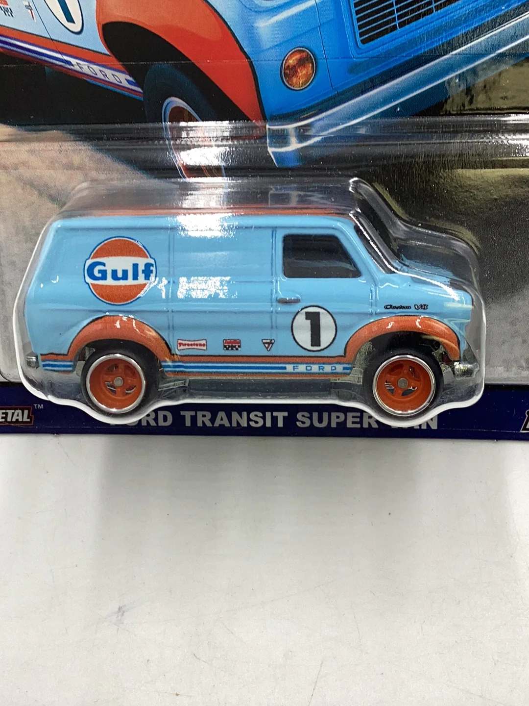 Hot wheels cargo carriers 2/5 Ford Transit Super Van 246B - Image 3