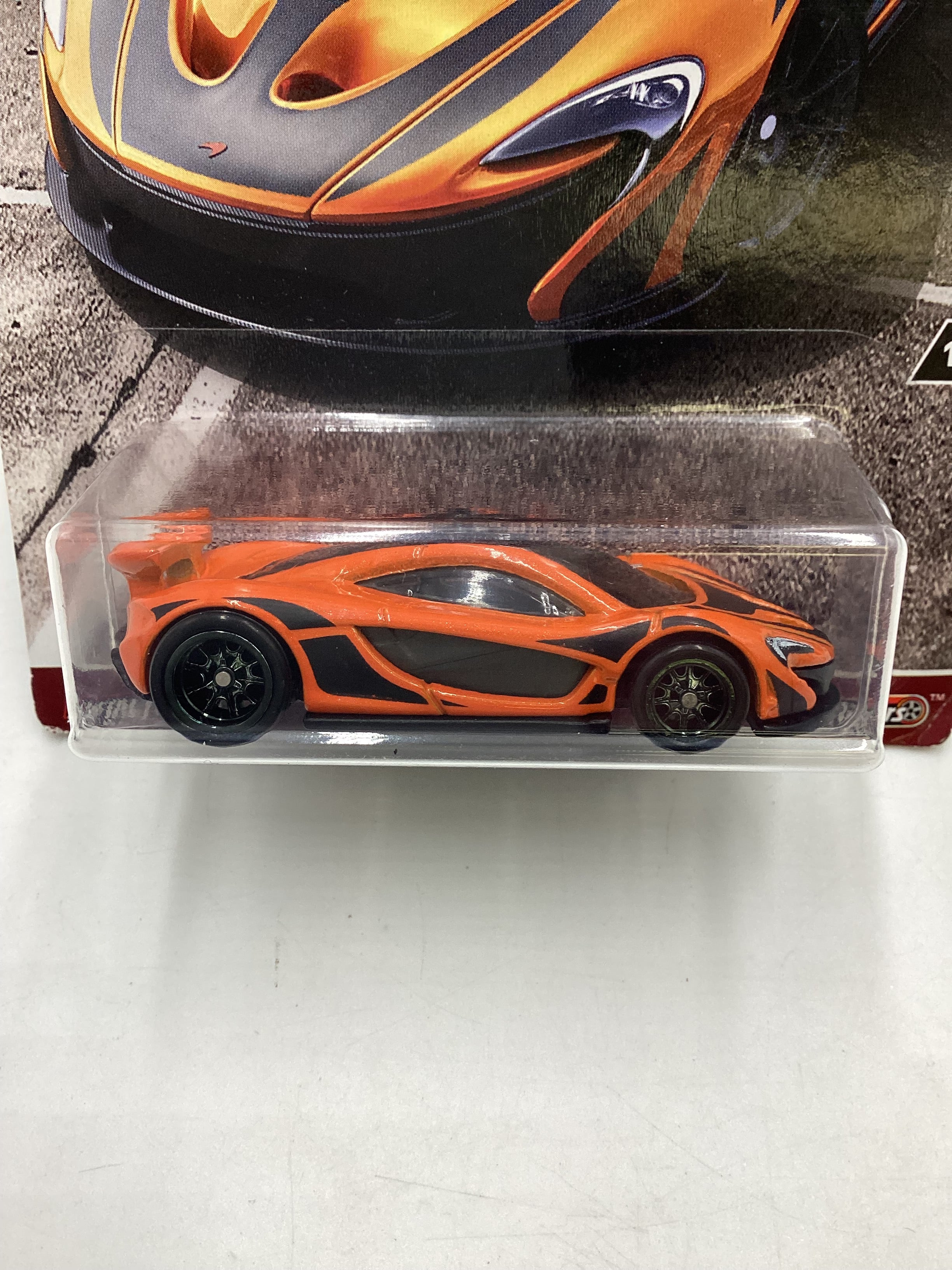 Hot wheels Cars & Donuts 1/5 McLaren P1 *Card/ Blister Imperfections* 255Q - Image 3