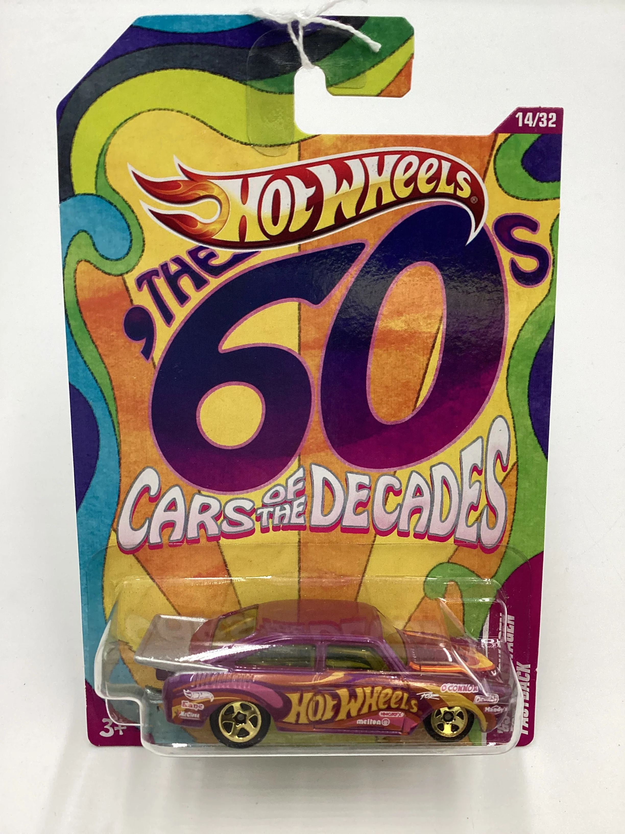 Hot Wheels Cars of the Decades The 60s #14 65 Volkswagen Fastback Purple 160J - Image 2