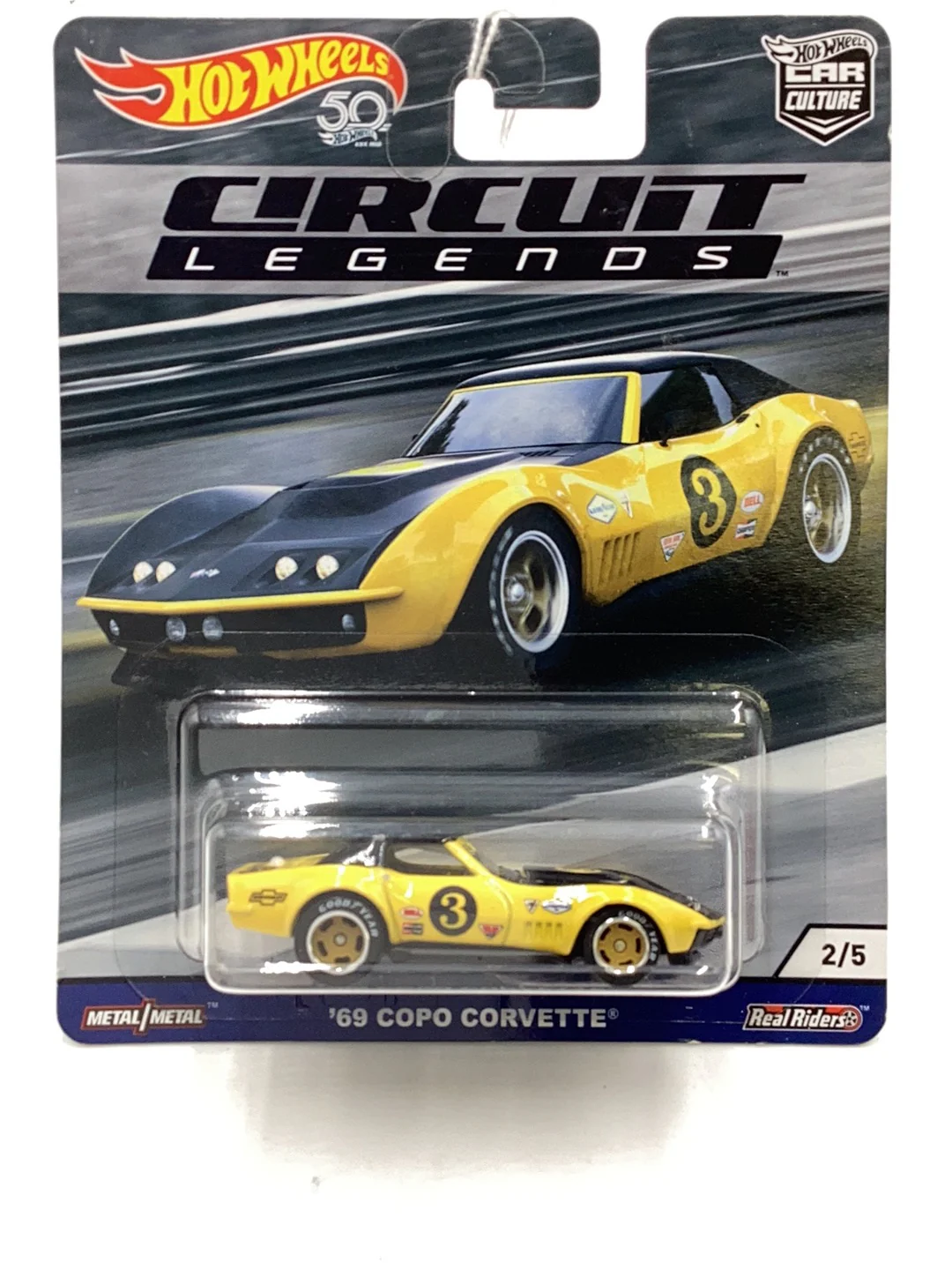 Hot wheels Circuit Legends 2/5 69 Copo Corvette 246F - Image 2