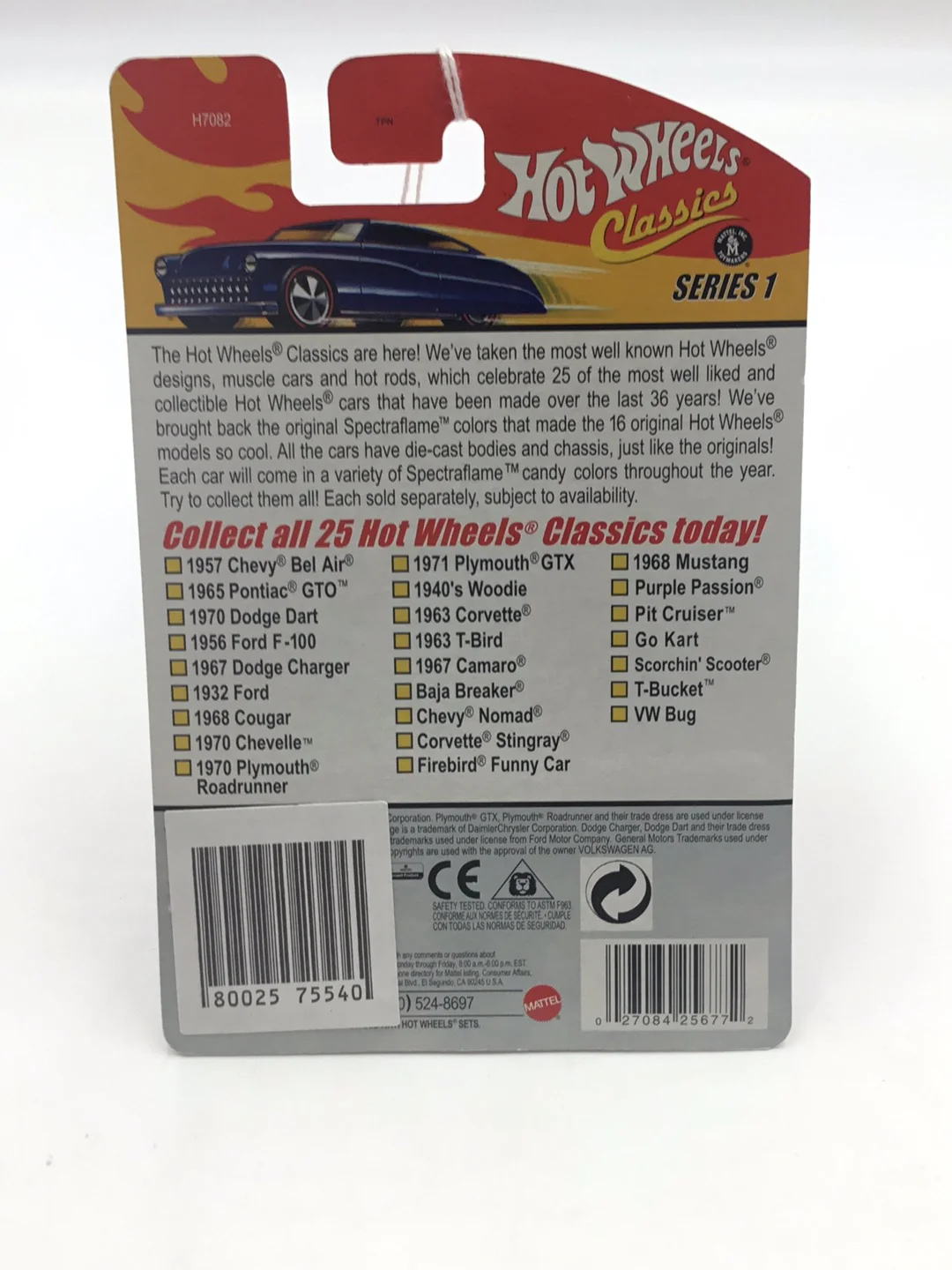 Hot wheels classics series 1 #17 Corvette Stingray (Orange) CC5 - Image 6
