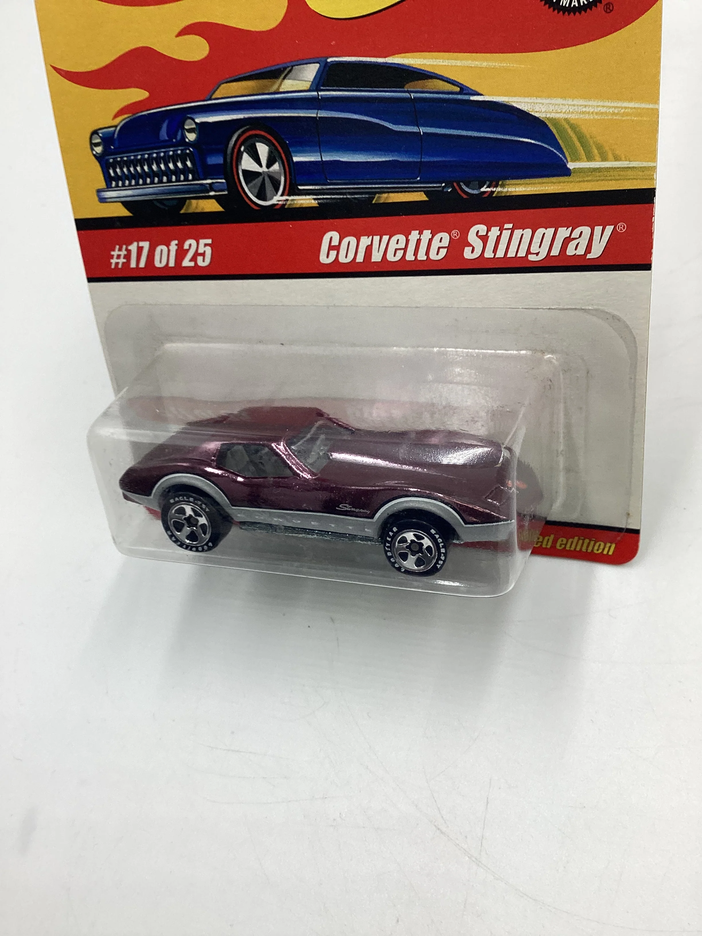 Hot Wheels Classics Series 1 #17 Corvette Stingray Purple SR - Image 4