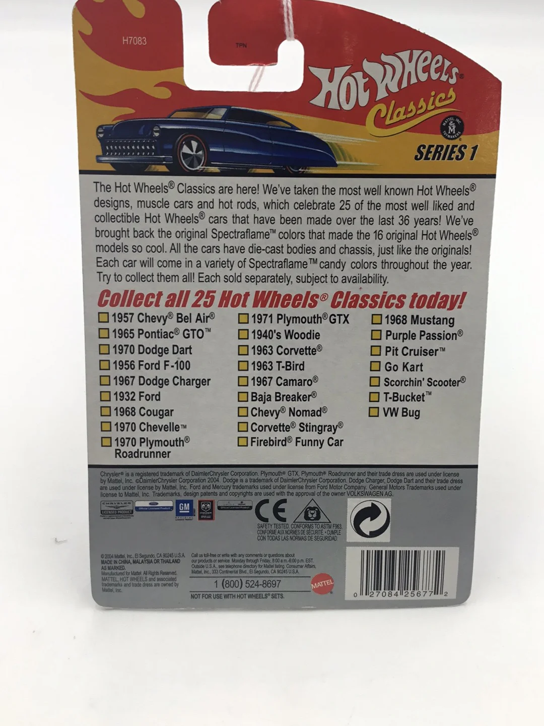 Hot wheels classics series 1 #18 Firebird Funny Car HH1 - Image 6